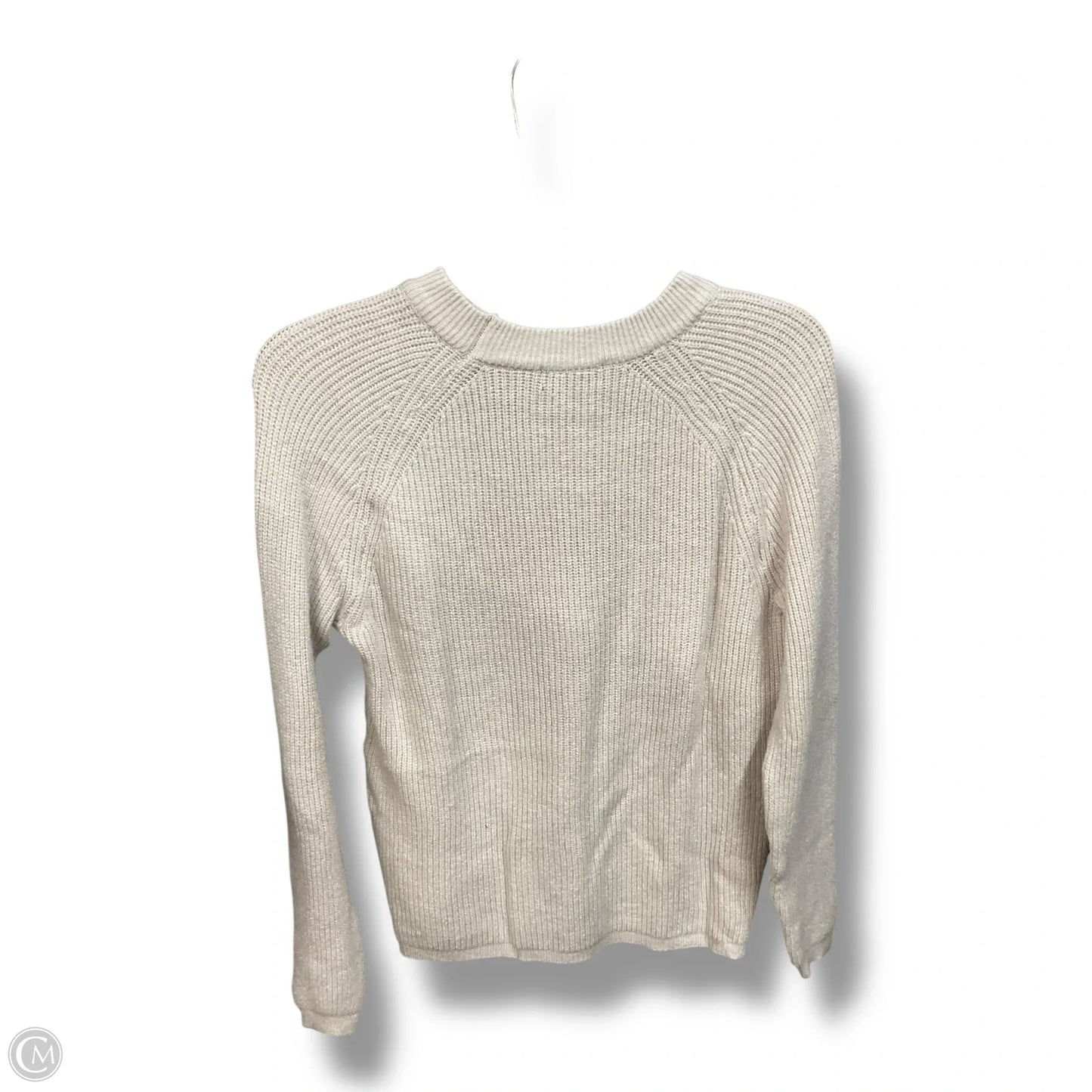Top Long Sleeve By Tahari In Beige, Size: M