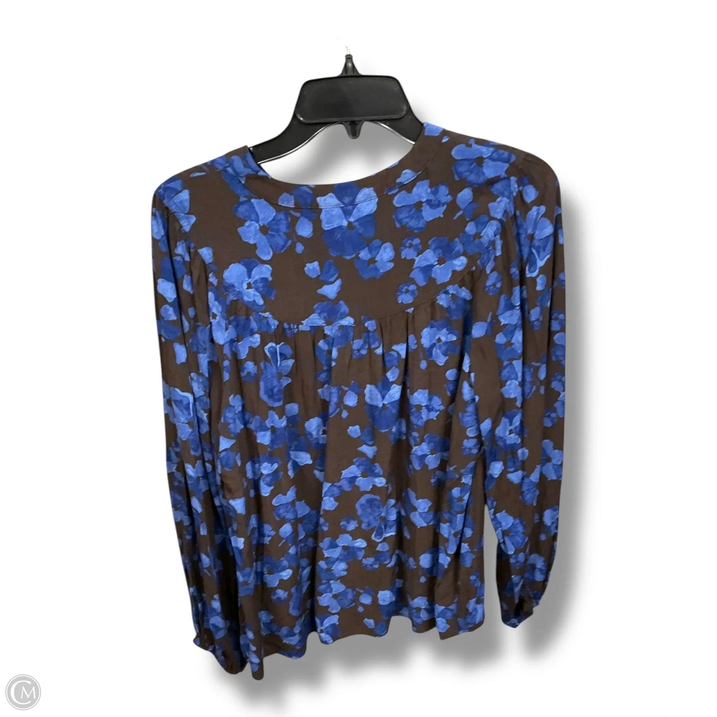 Top Long Sleeve By A New Day In Floral Print, Size: M