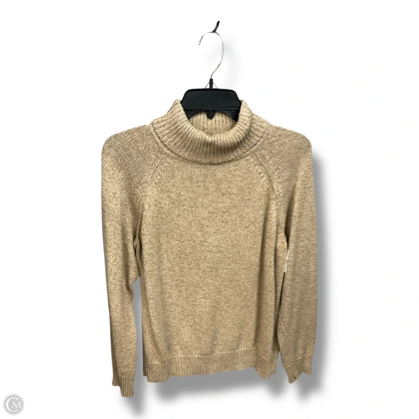 Top Long Sleeve By Karen Scott In Tan, Size: M