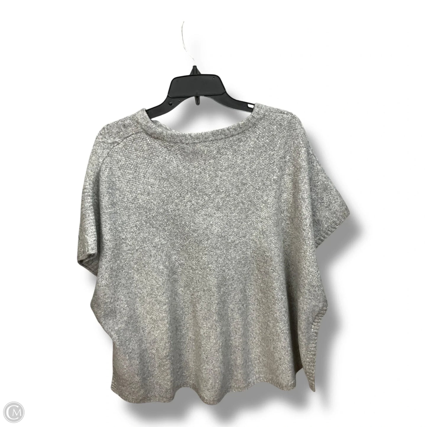 Poncho By Loft In Grey, Size: Xs
