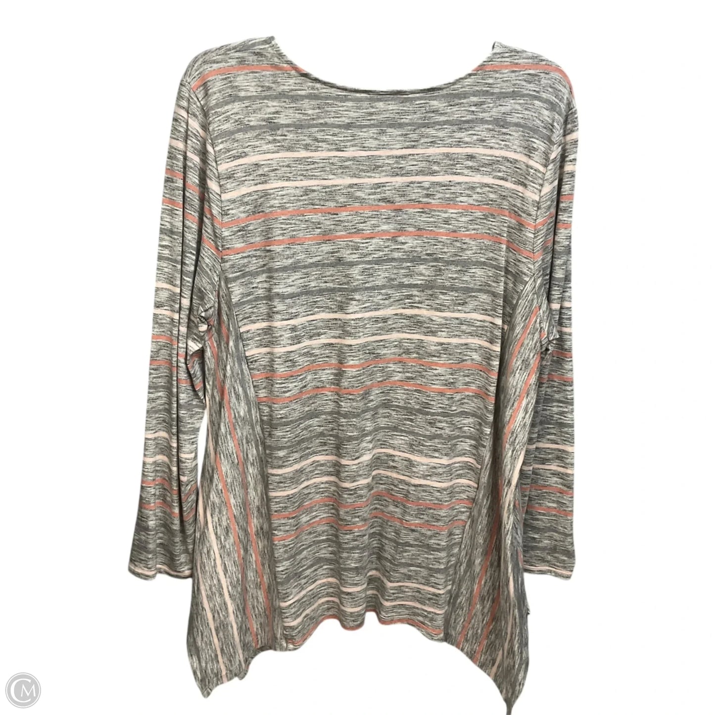 Top Long Sleeve Basic By J. Jill In Striped Pattern, Size: Xlp