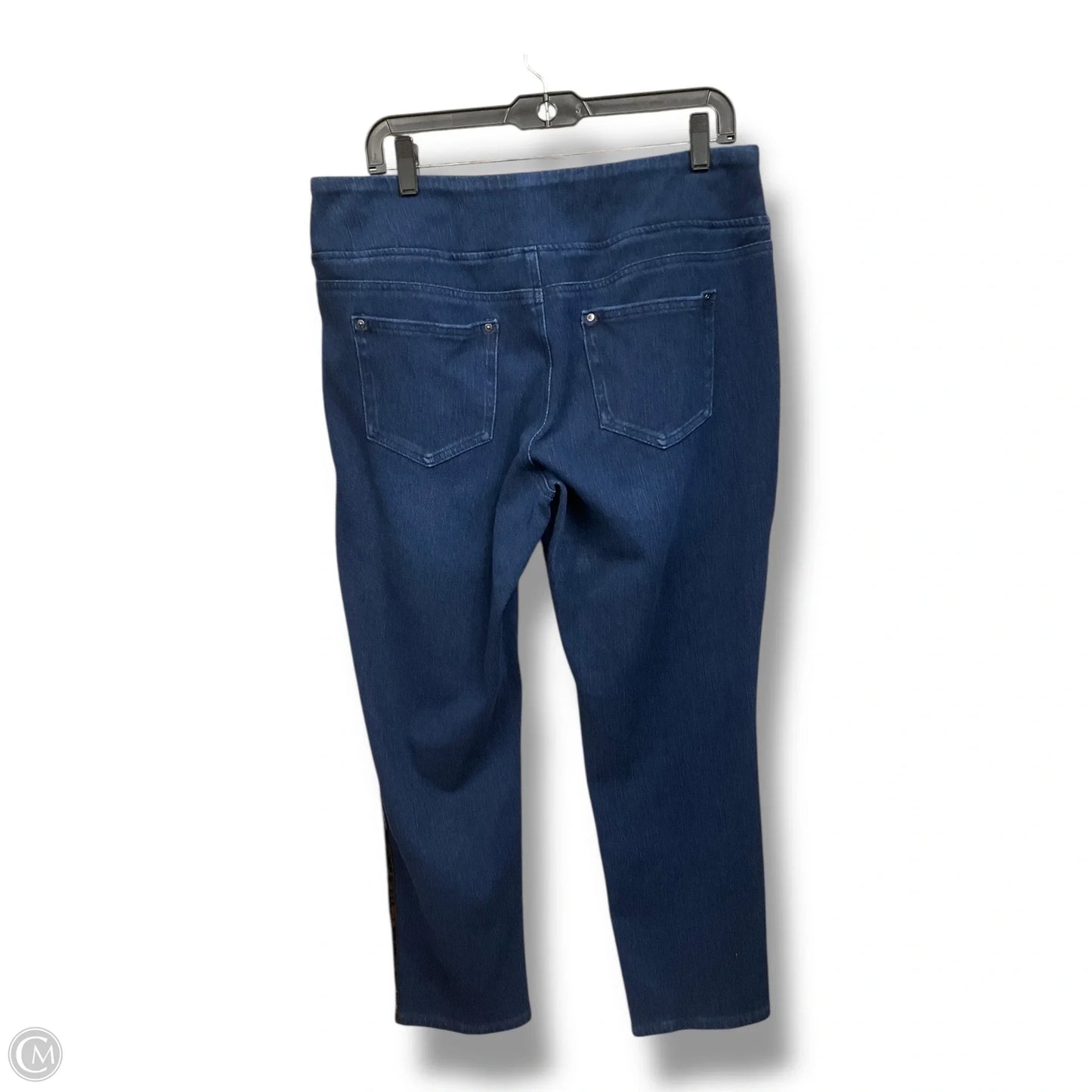 Jeans Straight By Belle By Kim Gravel In Blue Denim, Size: 16