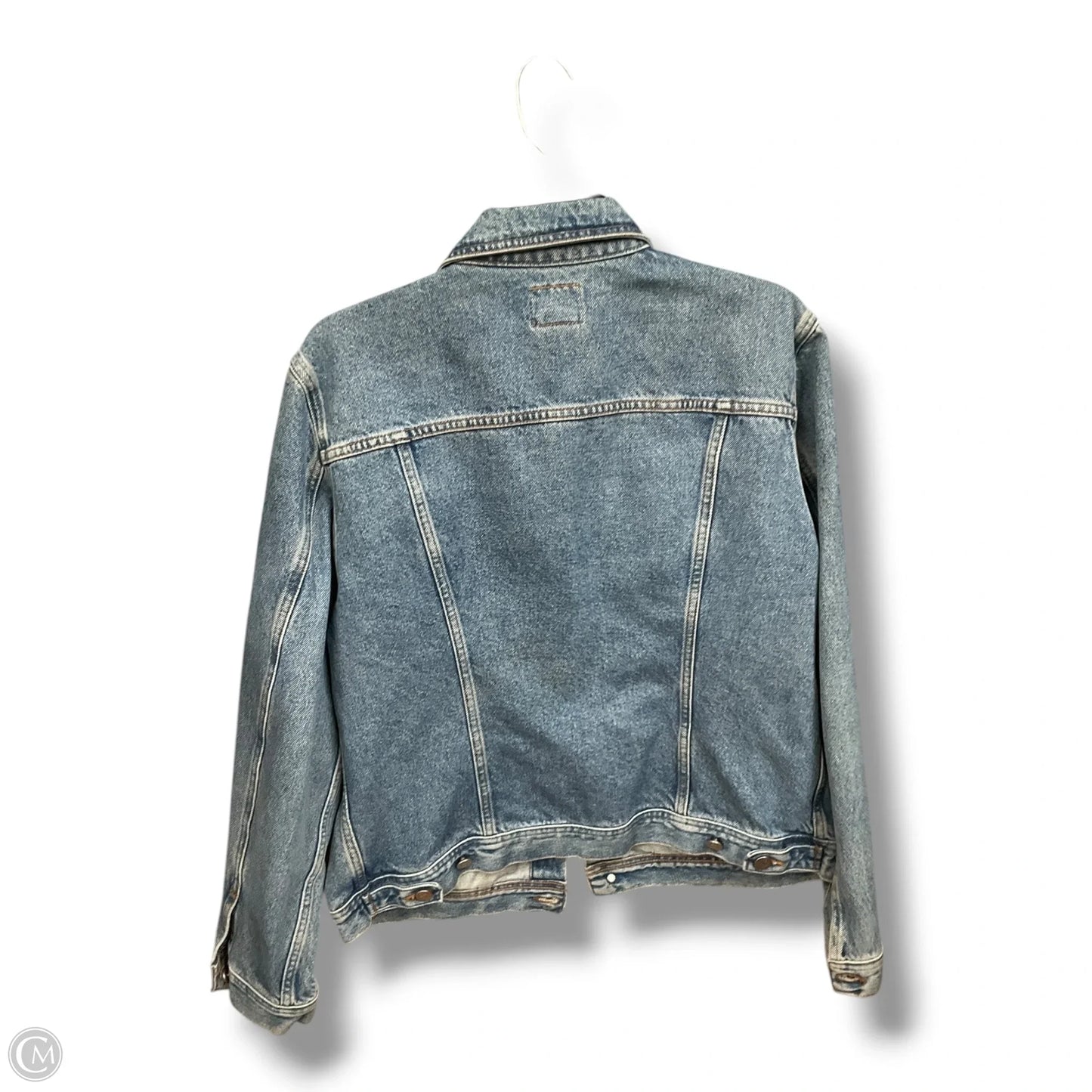 Jacket Denim By Calvin Klein In Blue Denim, Size: Xl