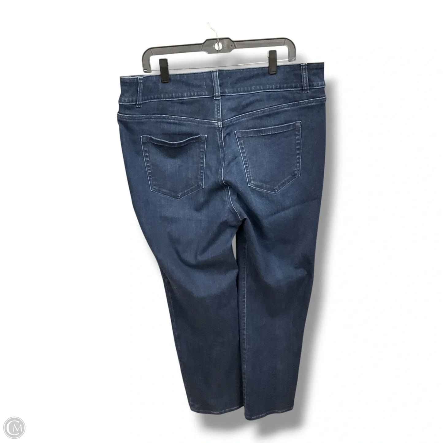 Jeans Straight By Lane Bryant In Blue Denim, Size: 18