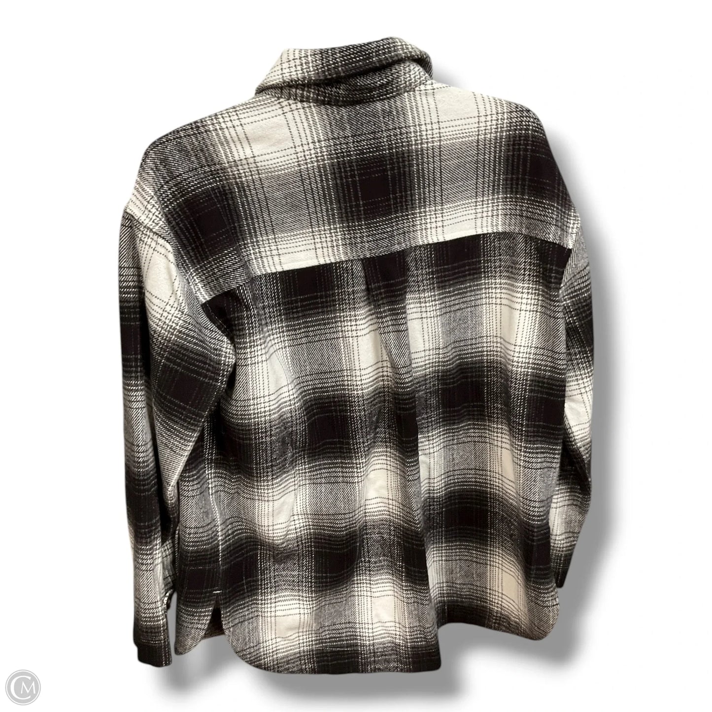 Jacket Shirt By Madewell In Plaid Pattern, Size: S
