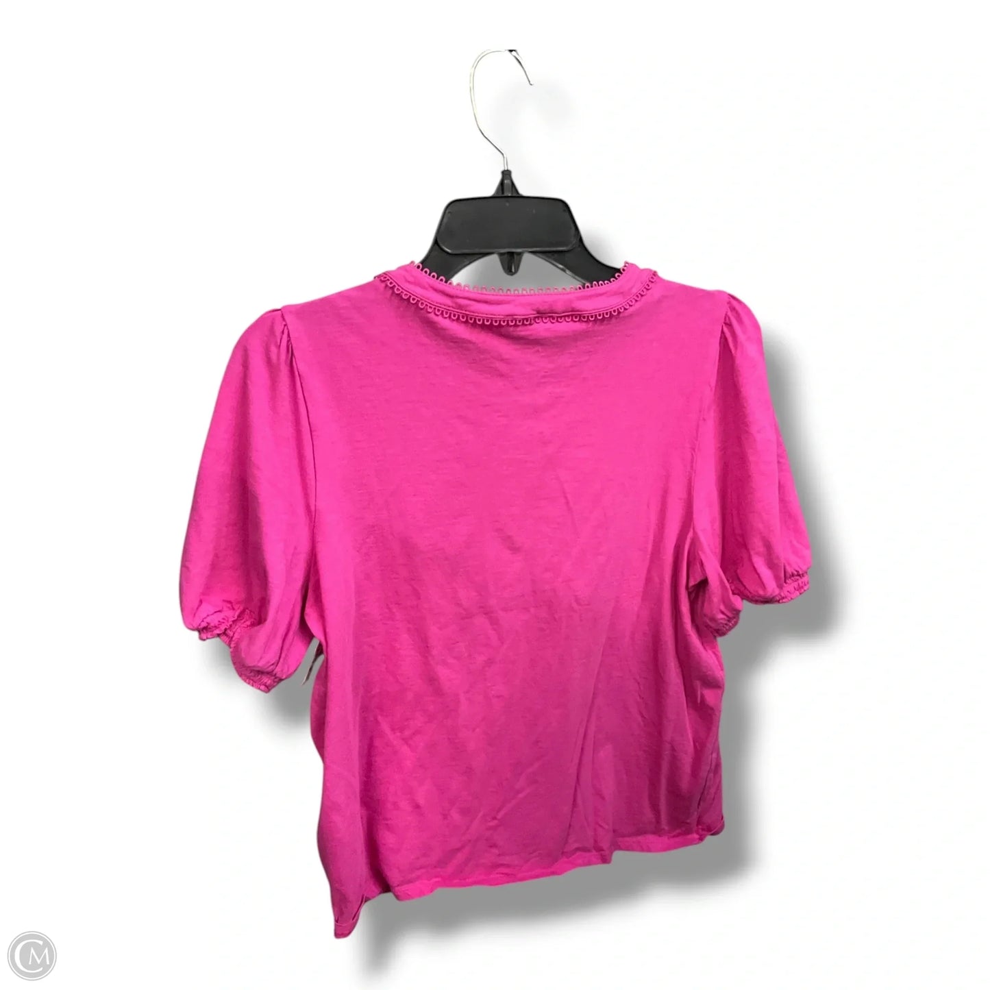 Top Short Sleeve By J. Crew In Pink, Size: L