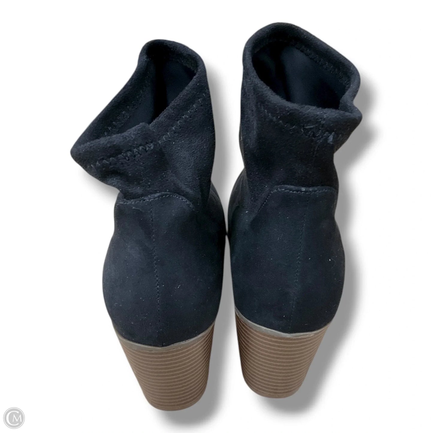 Boots Ankle Heels By Ana In Black, Size: 10