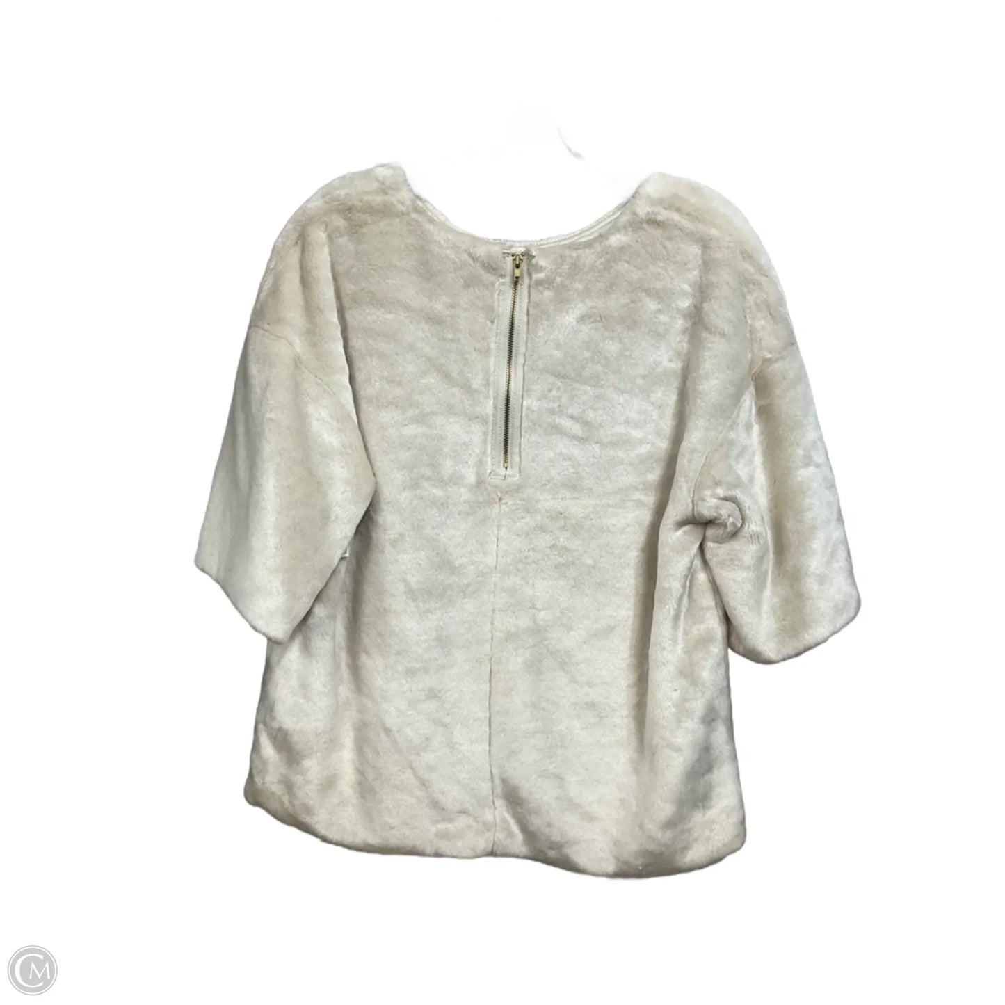 Top Short Sleeve By H&m In Beige, Size: M
