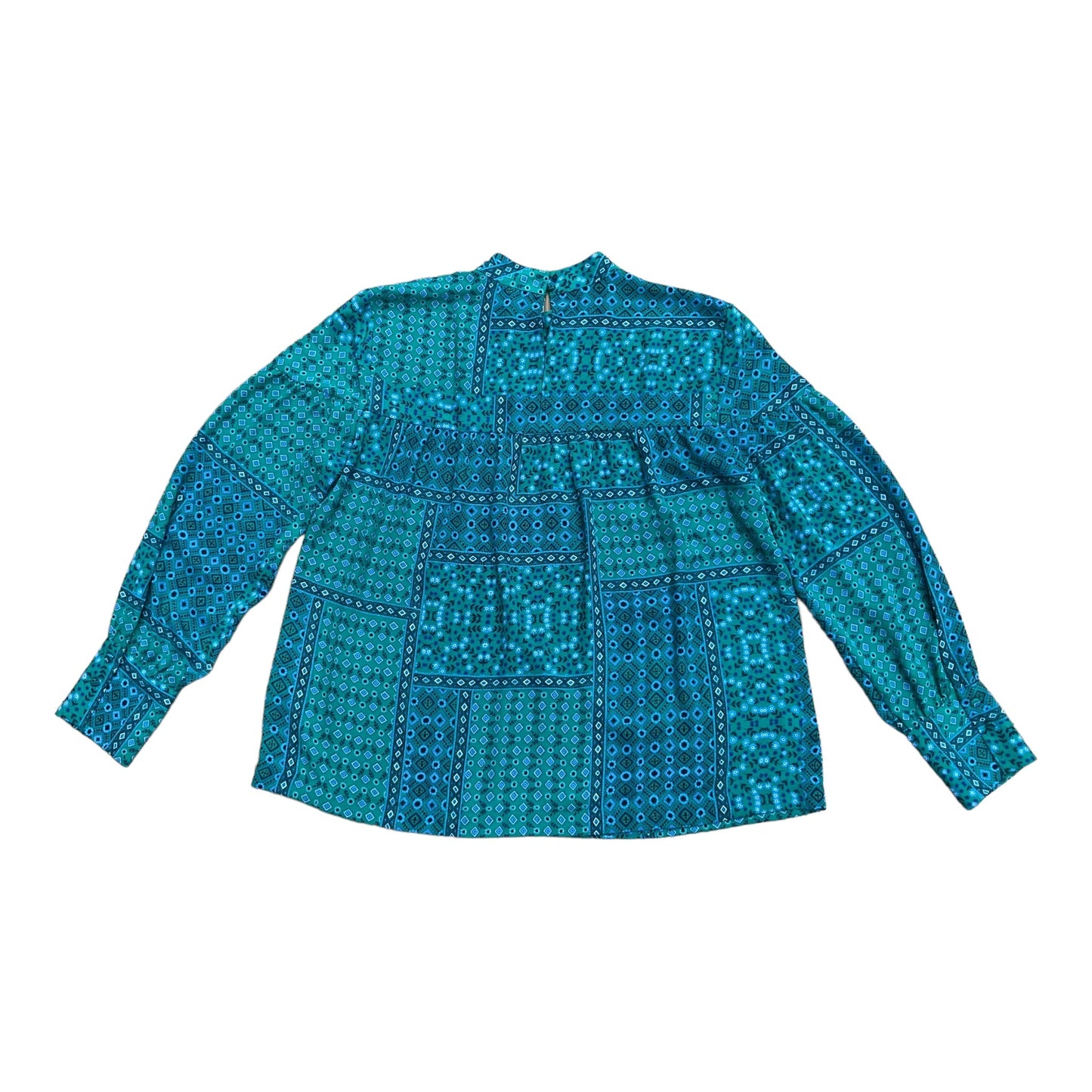 Blouse Long Sleeve By Loft Size: L