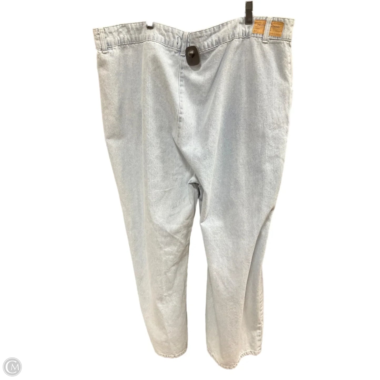 Jeans Boot Cut By Pretty Little Thing In Blue Denim, Size: 24