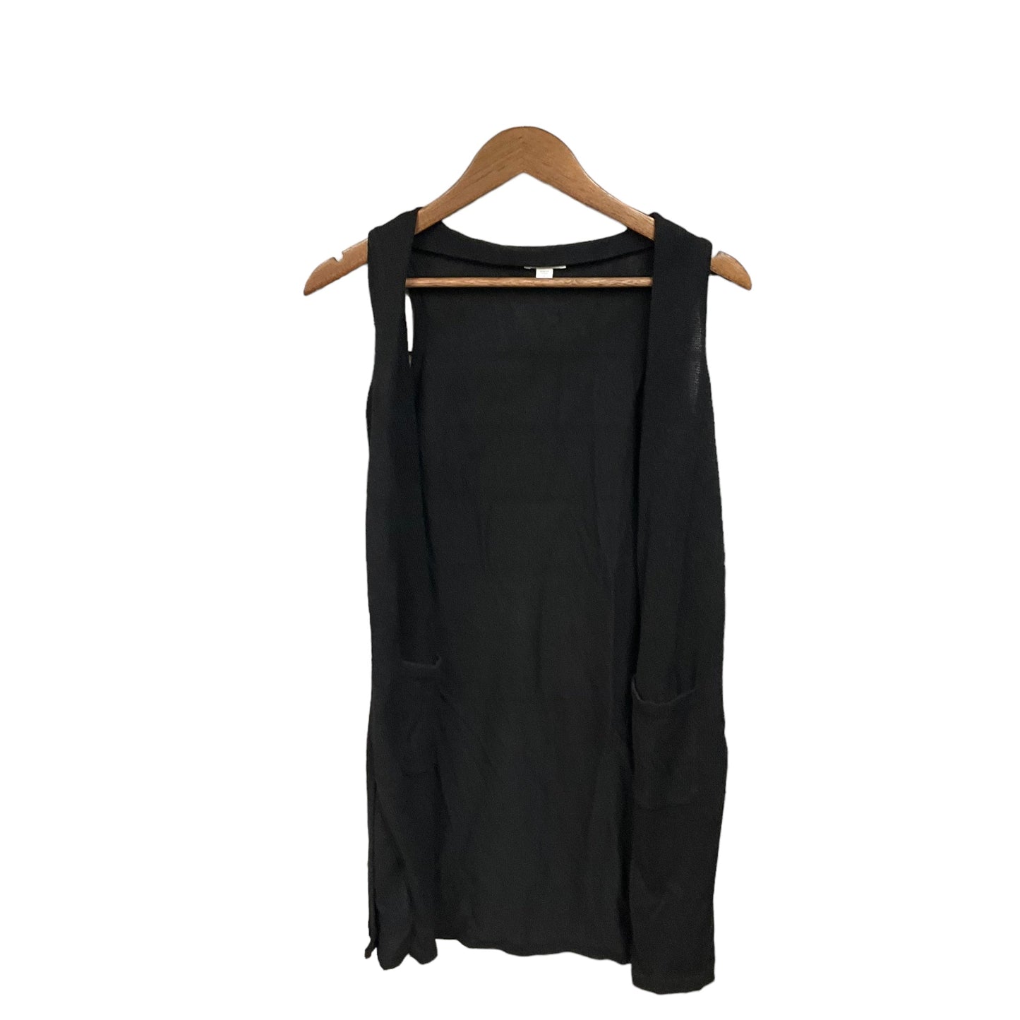 Vest Sweater By J. Jill In Black, Size: Petite S
