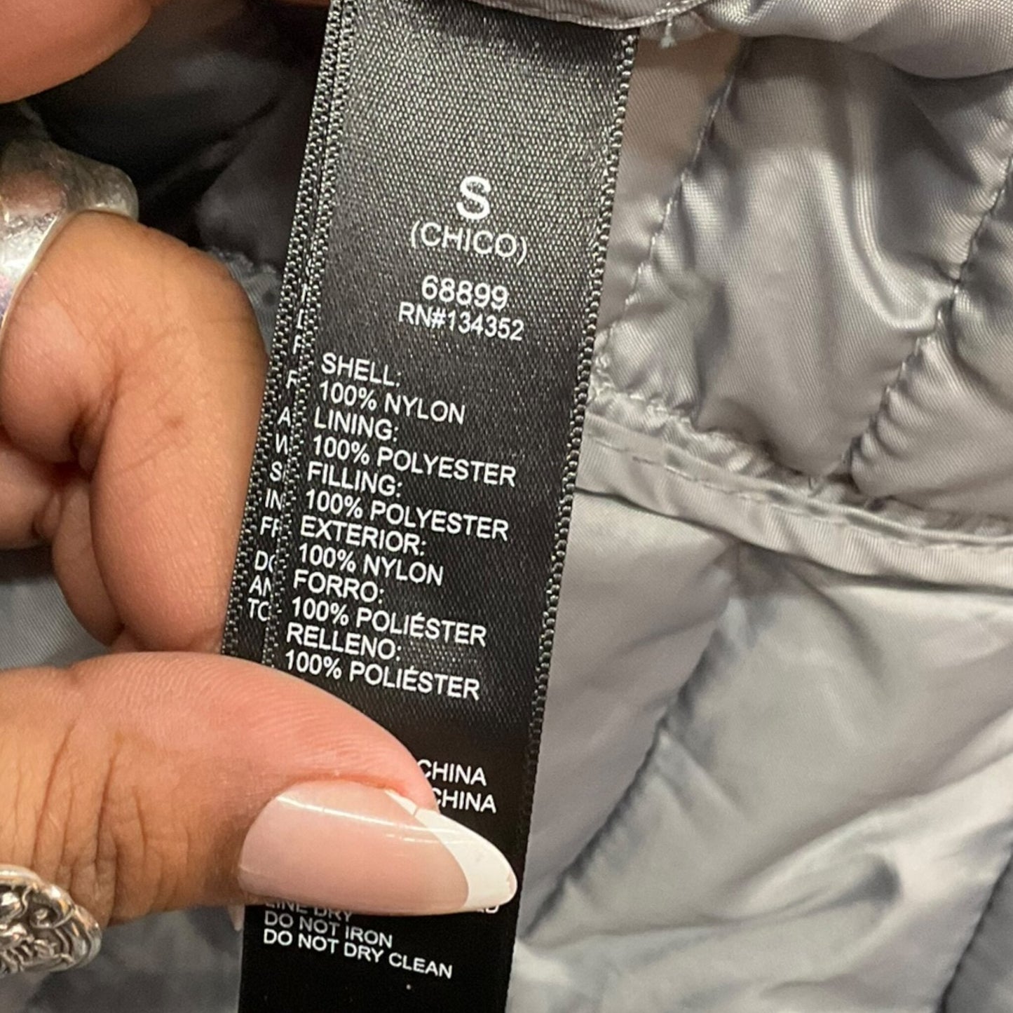 Jacket Puffer & Quilted By Ambiance Apparel Size: S