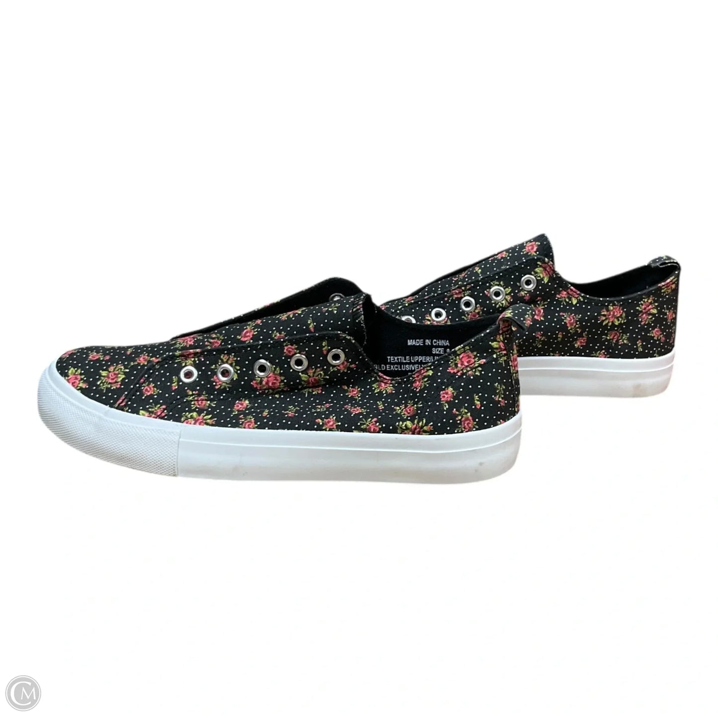 Shoes Sneakers By Serra In Floral Print, Size: 9