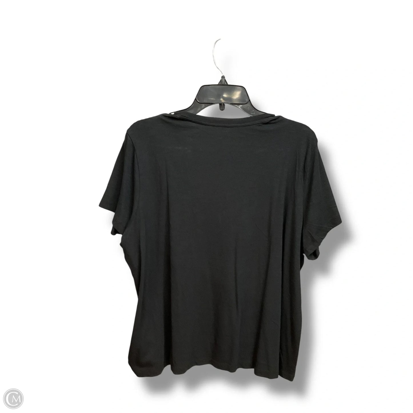 Top Short Sleeve Basic By Madewell In Black, Size: 2x