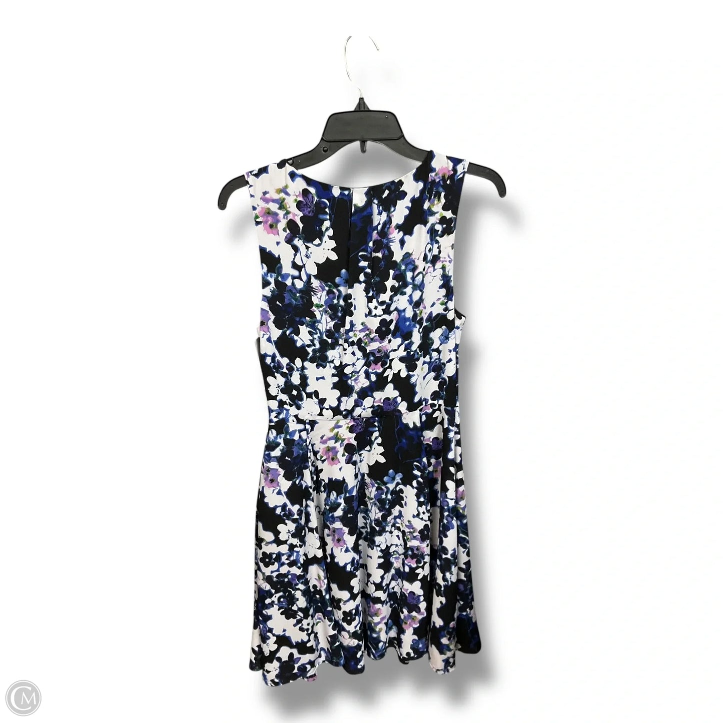 Dress Casual Short By Express In Black & Purple, Size: M