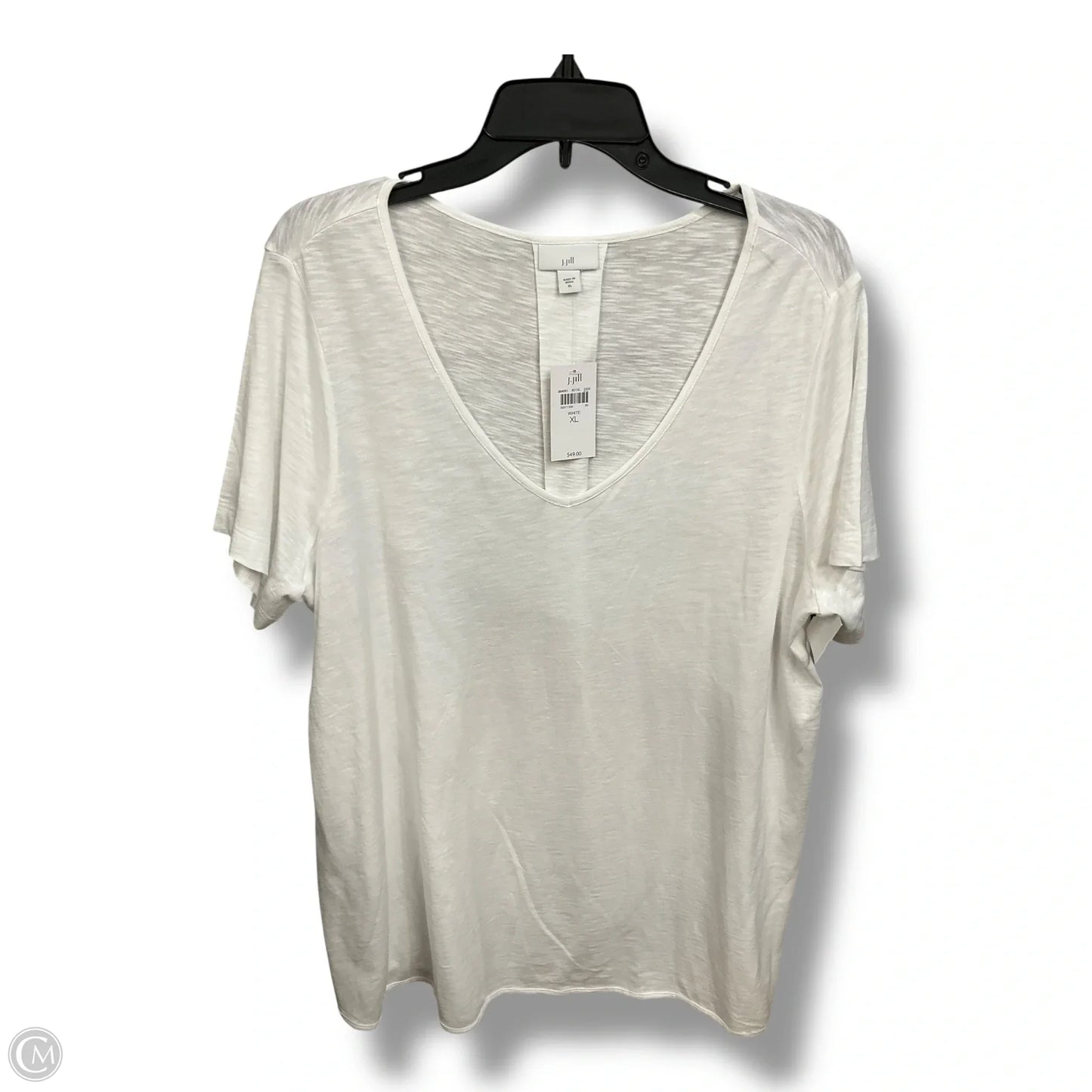 Tunic Short Sleeve By J. Jill In White, Size: Xl