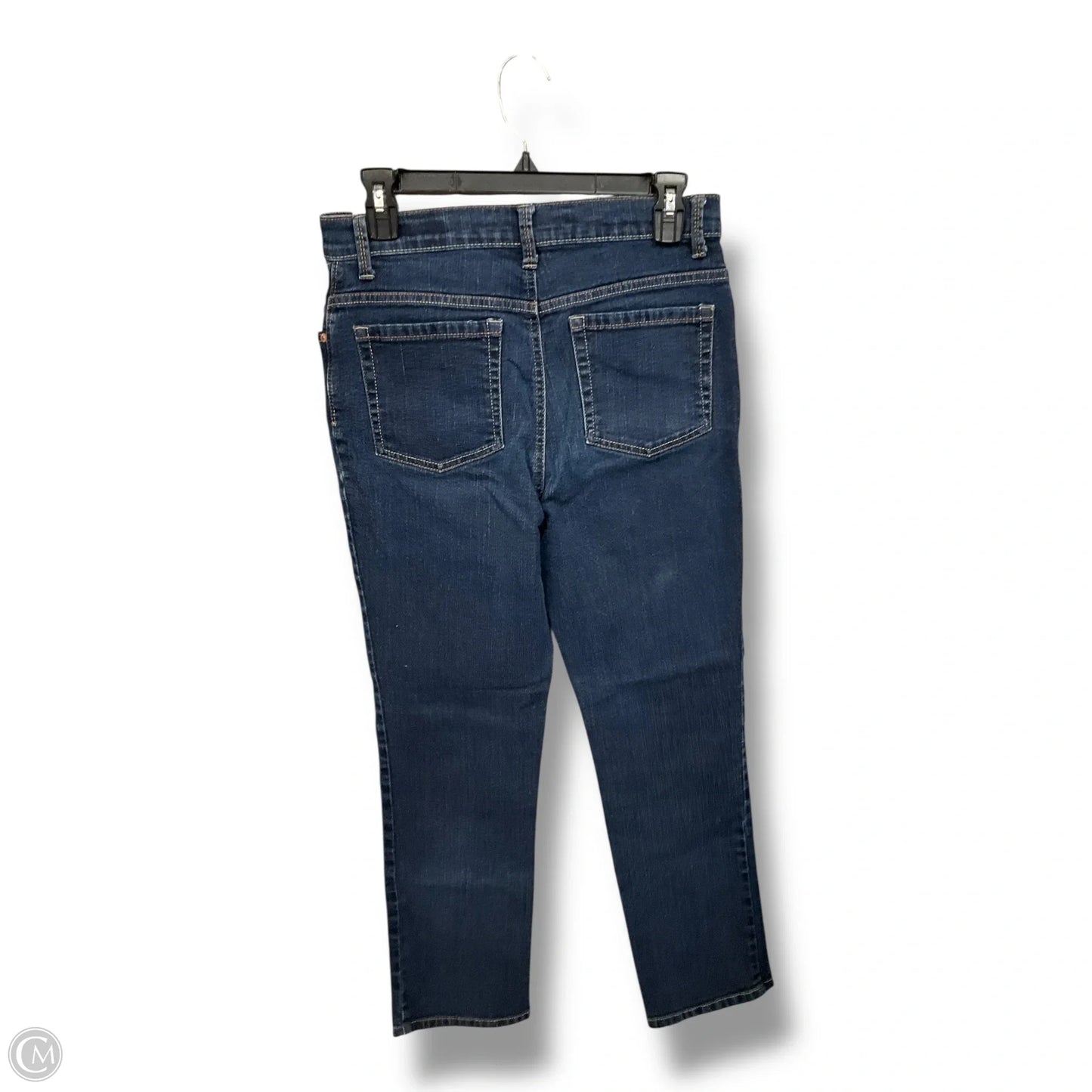 Jeans Straight By Gloria Vanderbilt In Blue Denim, Size: 8p
