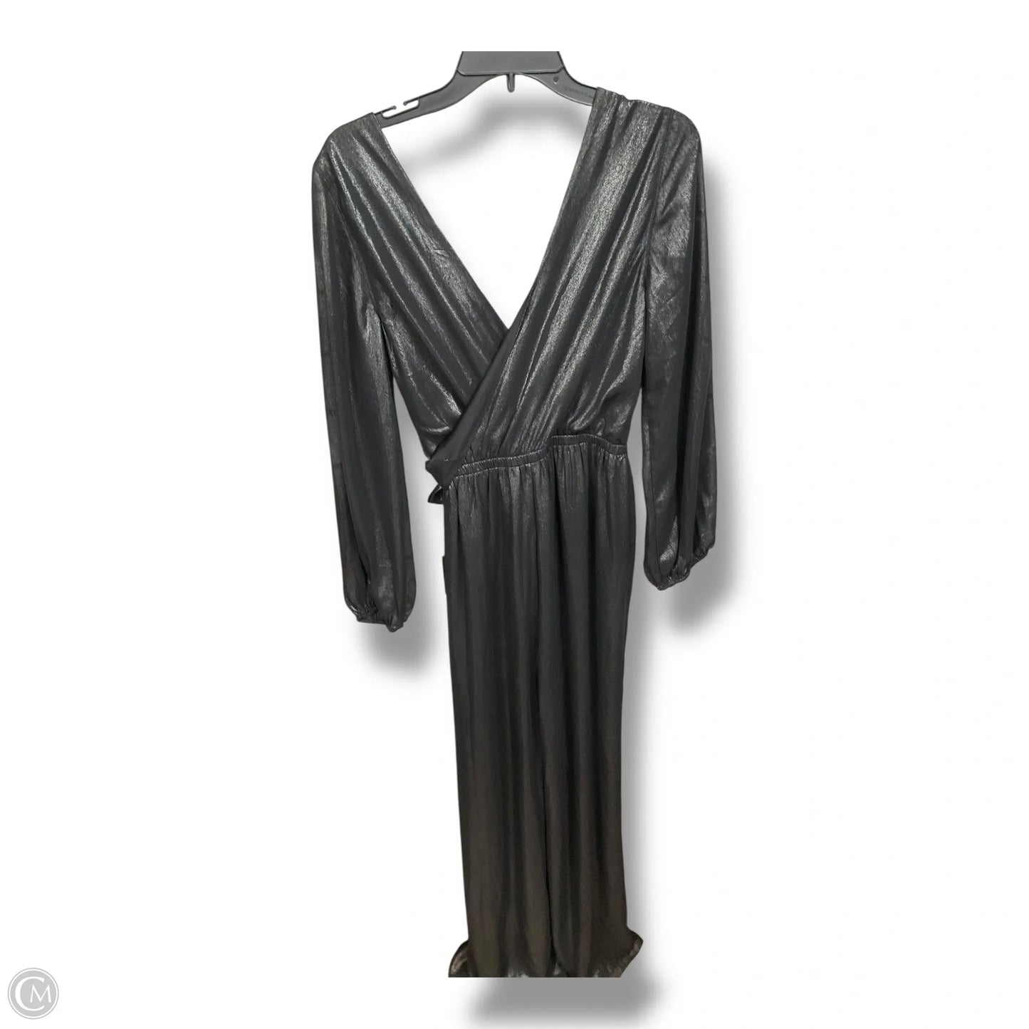 Jumpsuit By Express In Black & Silver, Size: S