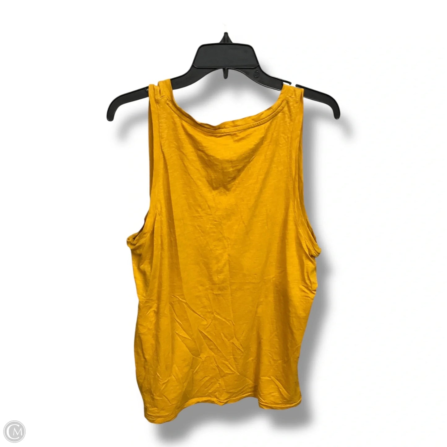 Top Sleeveless Basic By Madewell In Yellow, Size: Xl