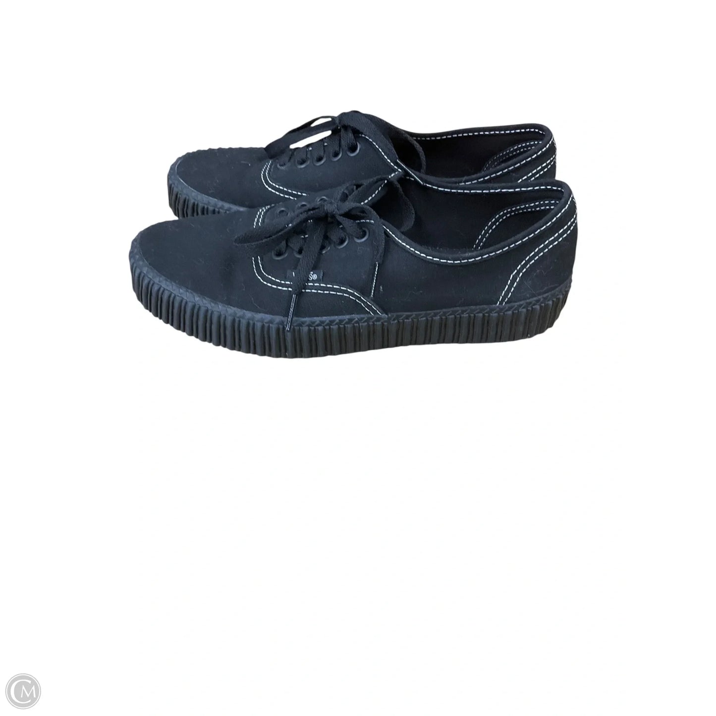 Shoes Sneakers By Vans In Black, Size: 8