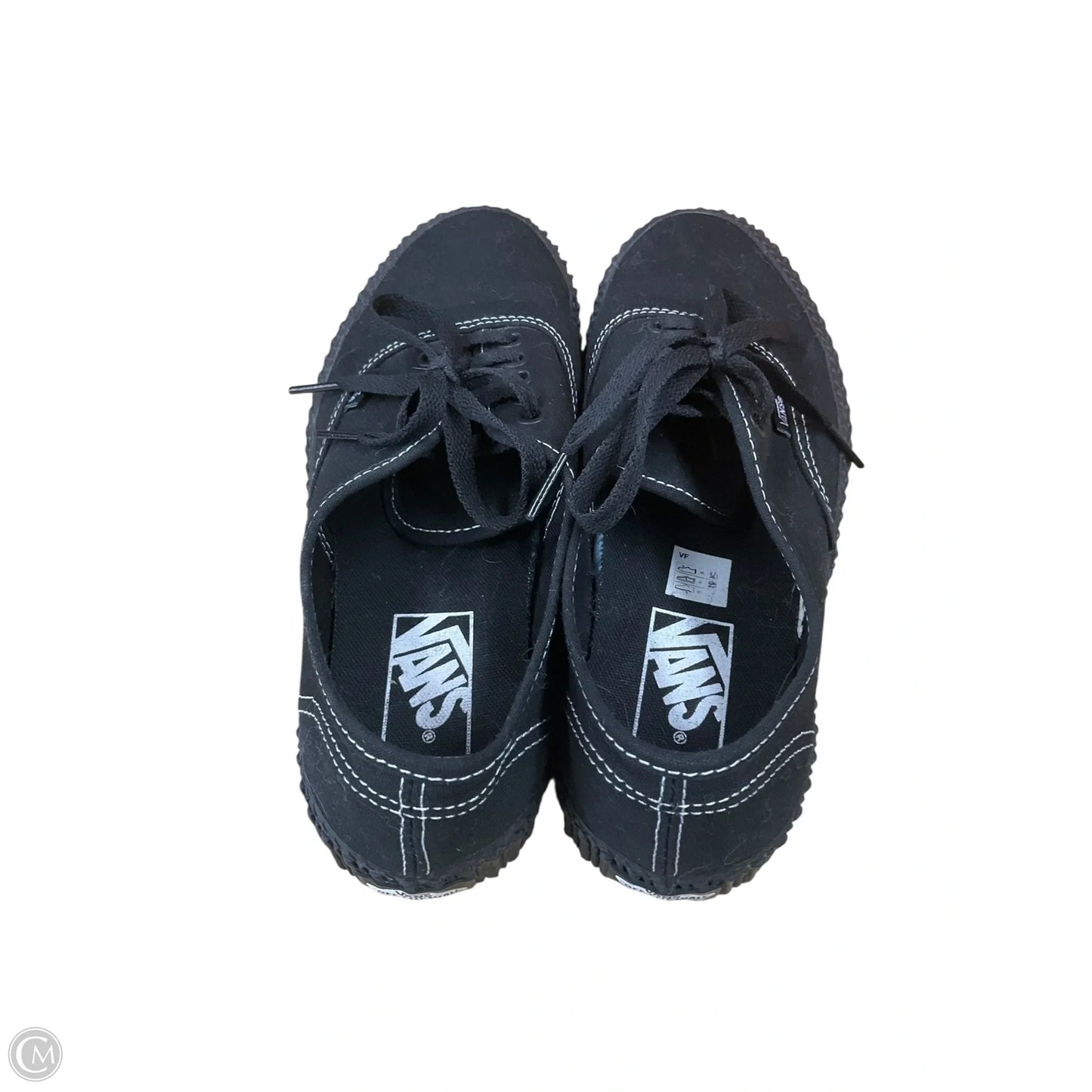Shoes Sneakers By Vans In Black, Size: 8