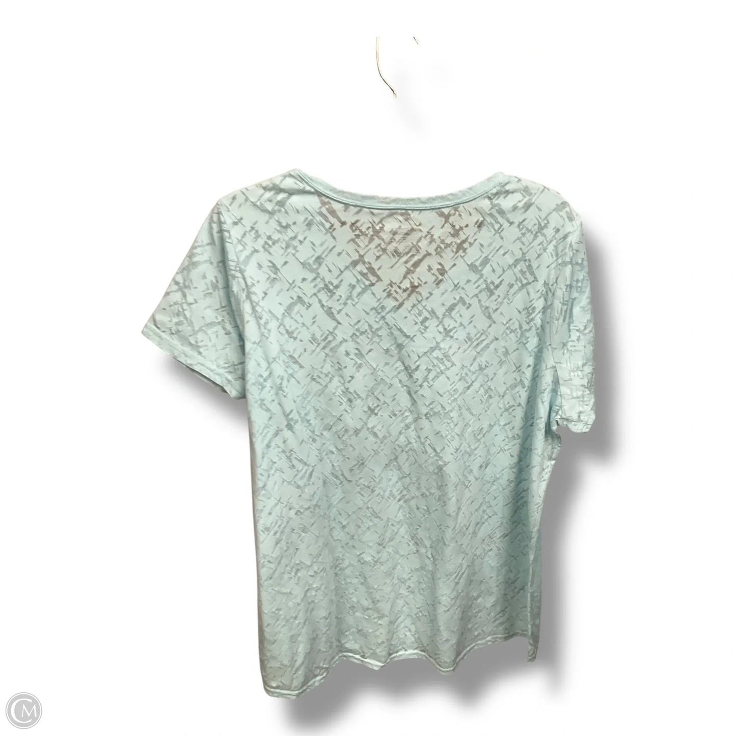 Athletic Top Short Sleeve By Tek Gear In Green, Size: 1x