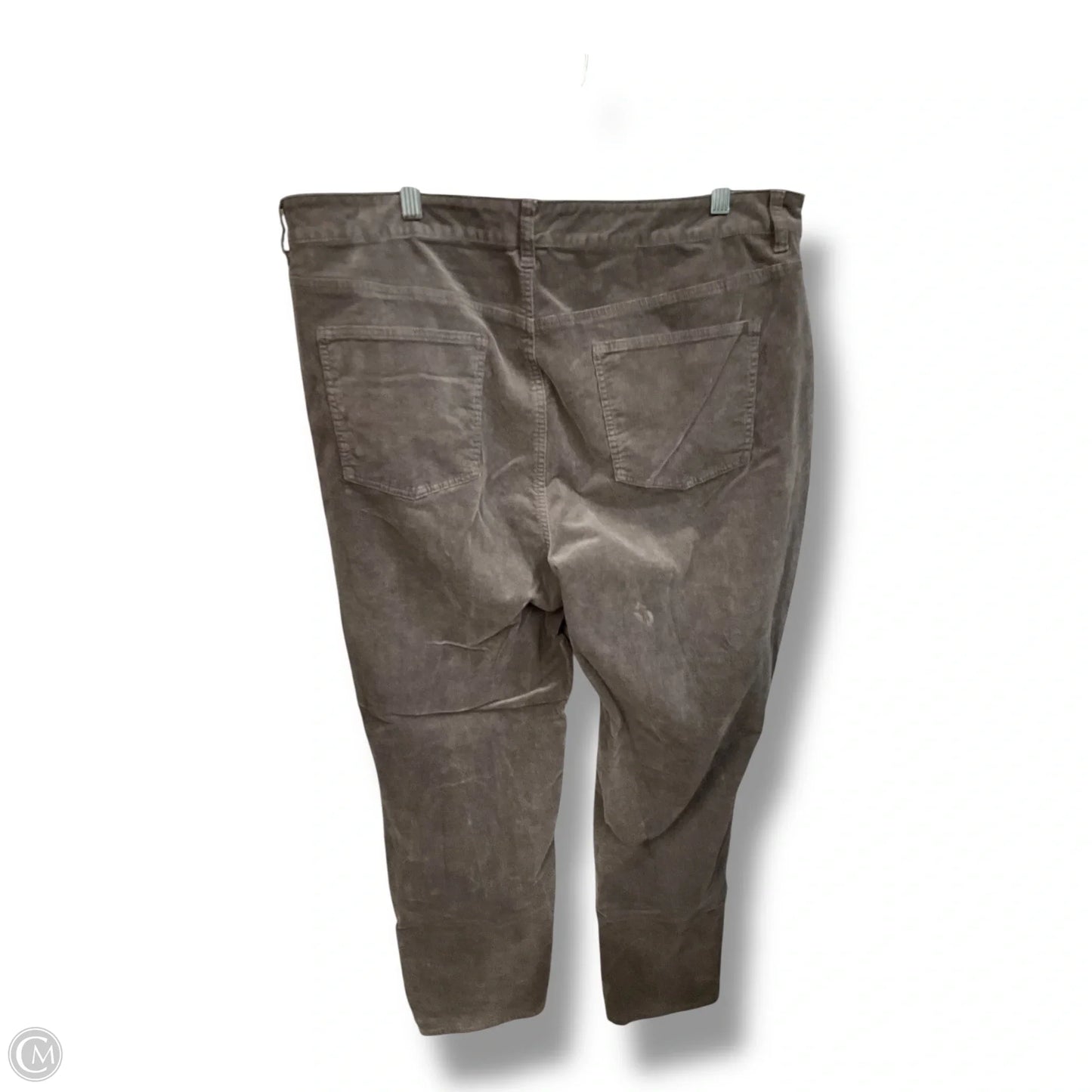 Pants Corduroy By Talbots In Grey, Size: 18
