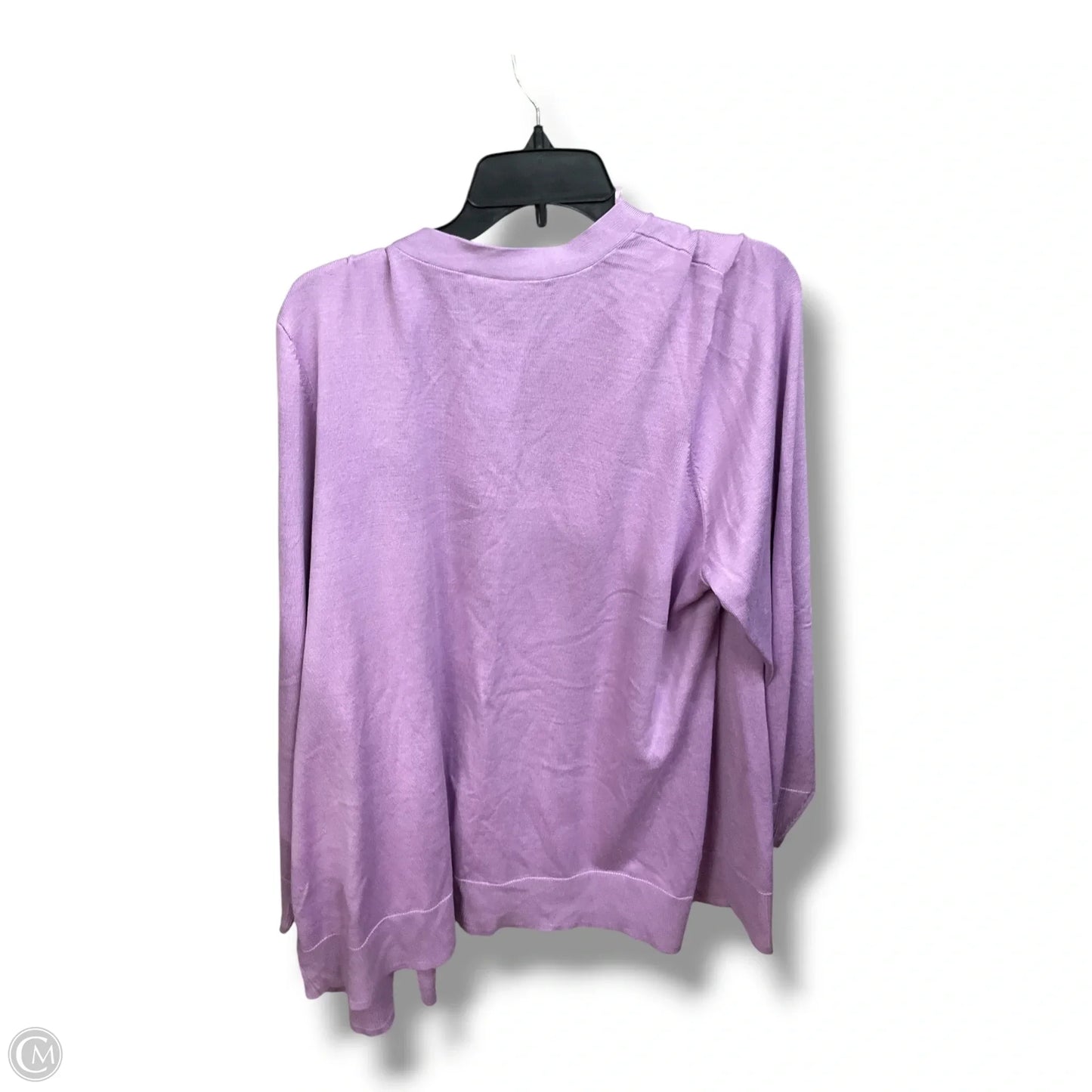 Cardigan By Lane Bryant In Purple, Size: 3x