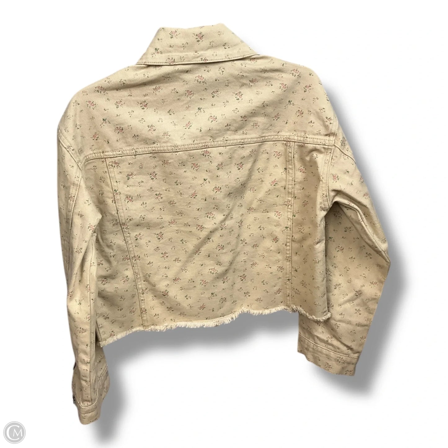 Jacket Denim By Bohme In Beige, Size: S