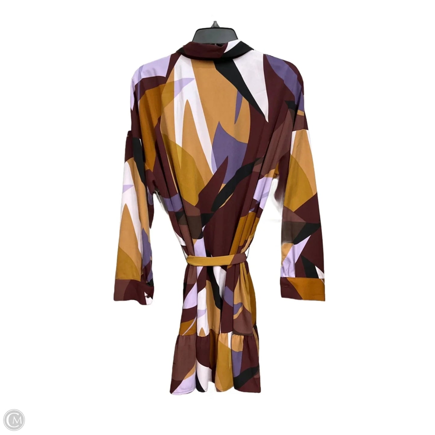 Dress Casual Short By Nine West In Brown & Purple, Size: Xl