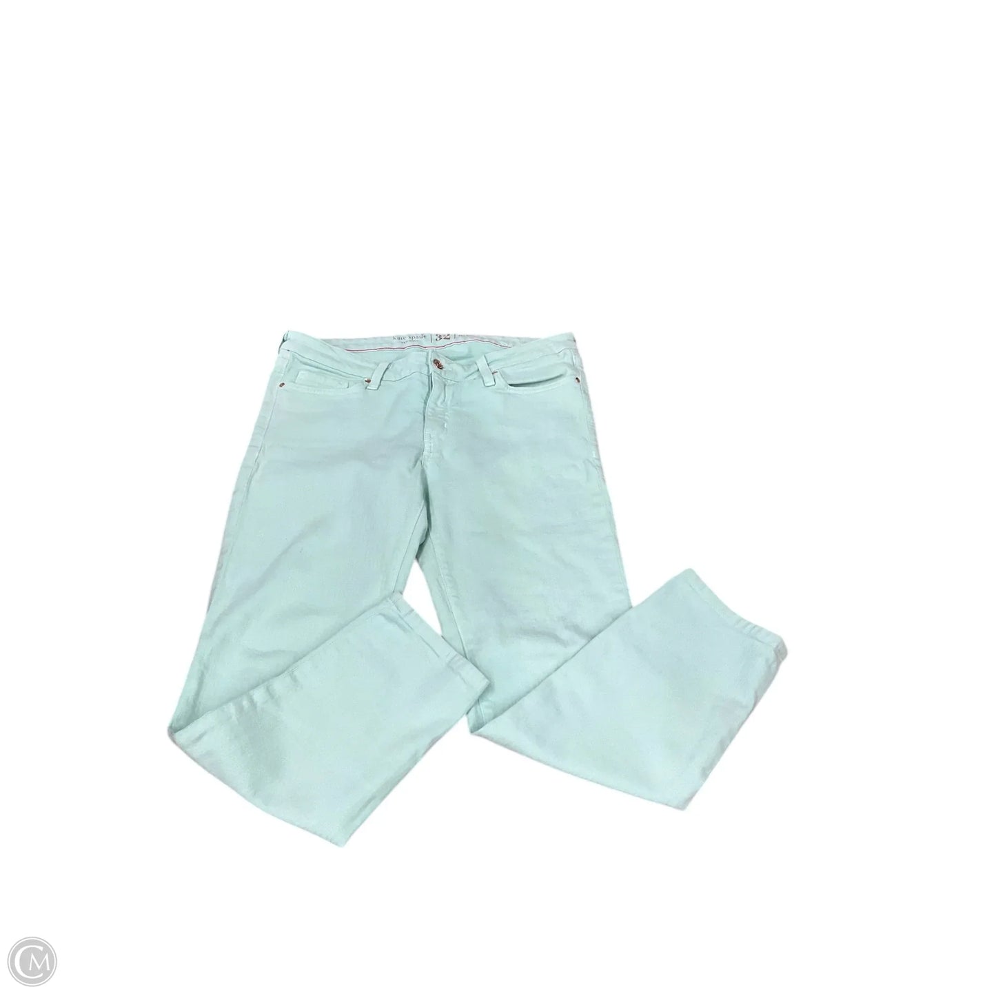 Pants Designer By Kate Spade In Aqua, Size: 12