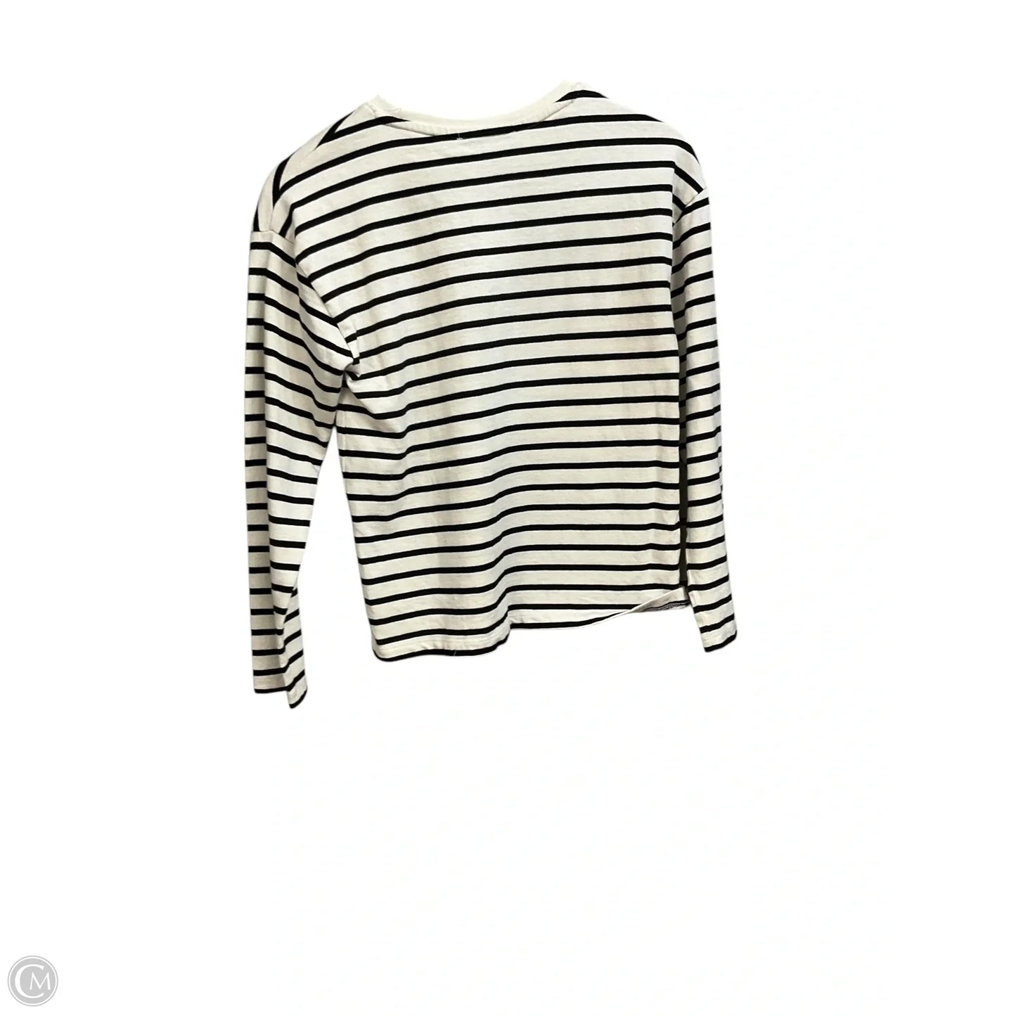 Top Long Sleeve By Mng In Striped Pattern, Size: Xs