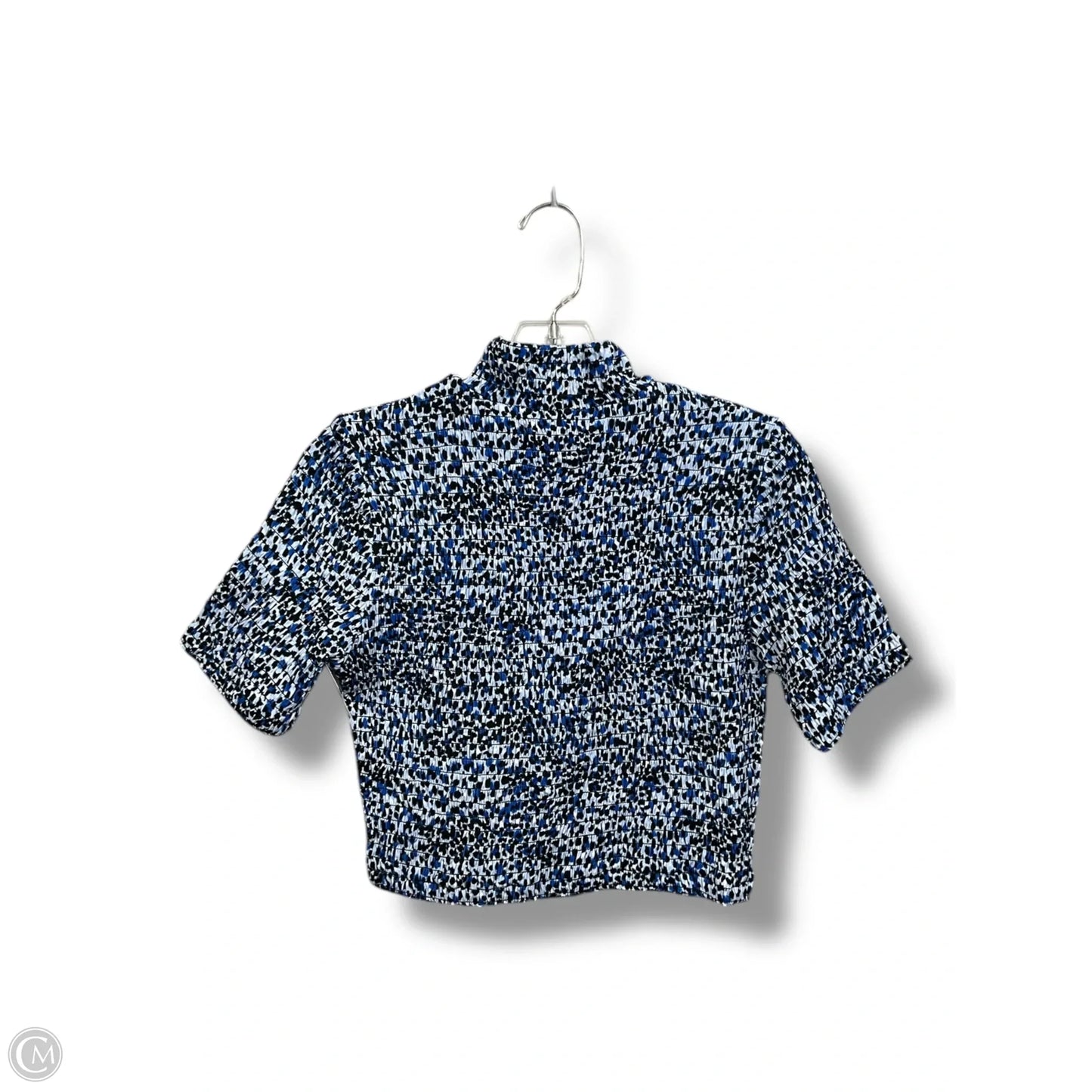 Top Short Sleeve By Express In Blue, Size: S