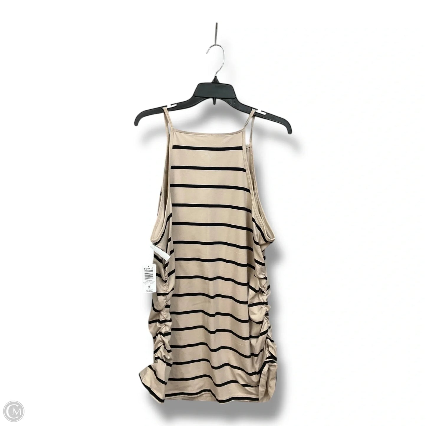 Top Sleeveless By Torrid In Striped Pattern, Size: 4x