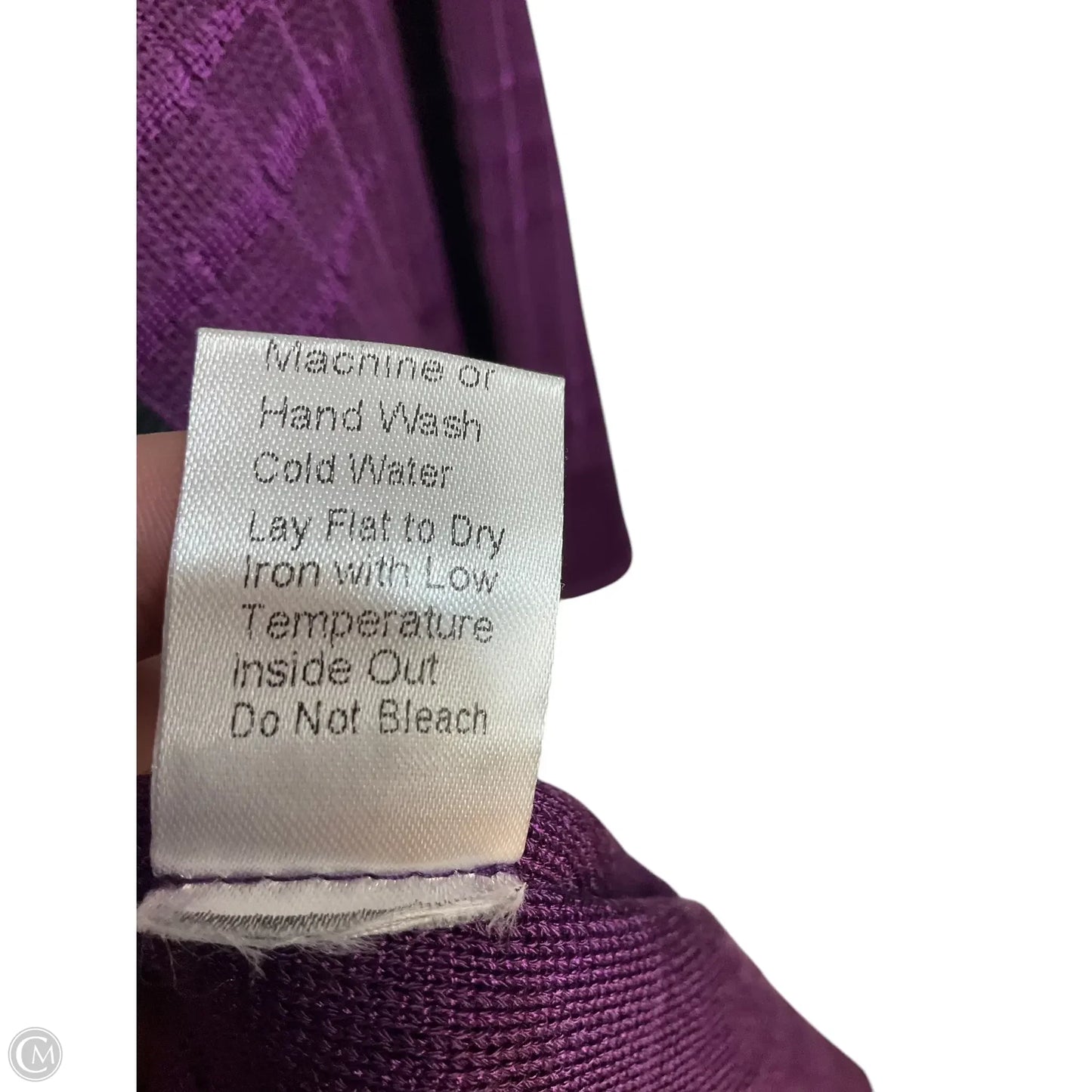 Cardigan By Ming Wang In Purple, Size: L