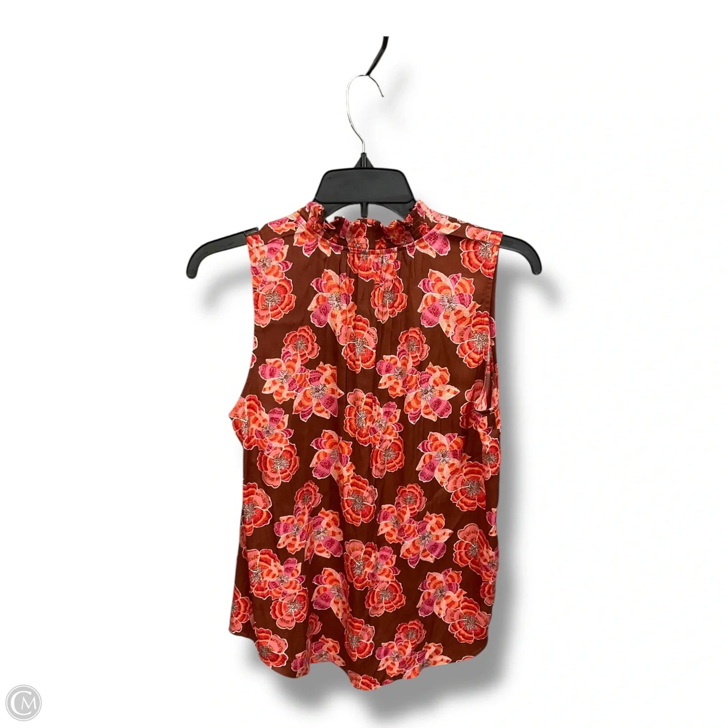 Blouse Sleeveless By Loft In Floral Print, Size: S