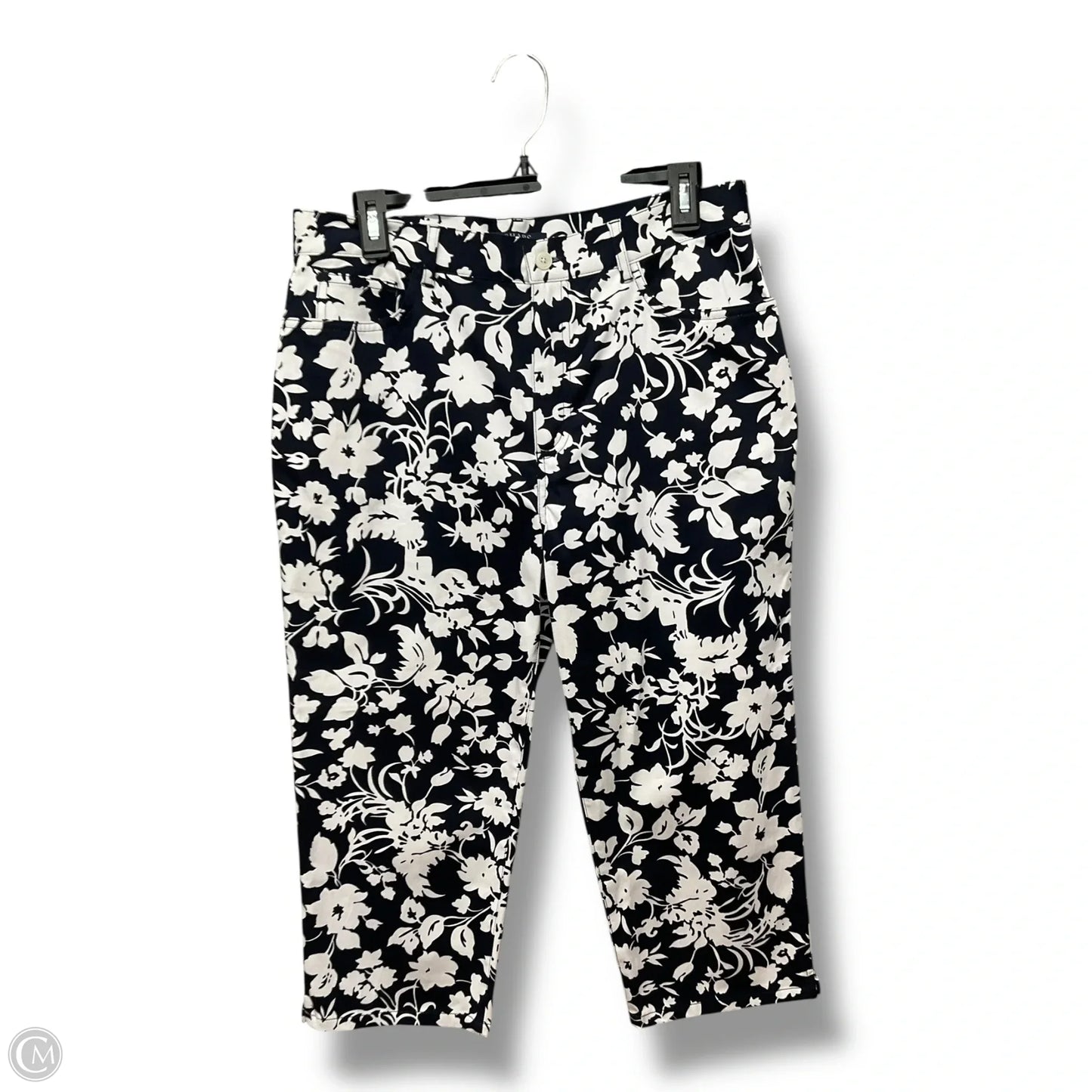 Capris By Chaps In Floral Print, Size: 10