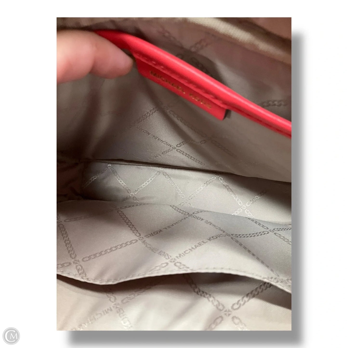 Crossbody Designer By Michael Kors, Size: Medium