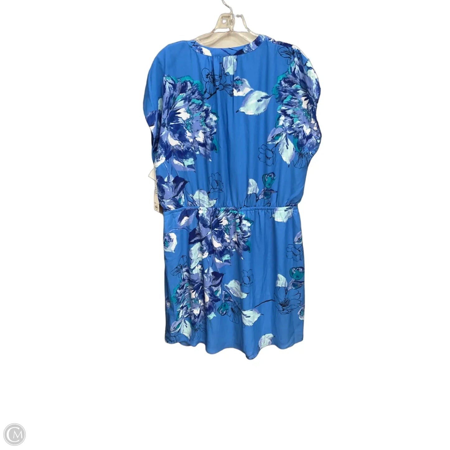 Dress Casual Midi By Apt 9 In Blue, Size: Xl