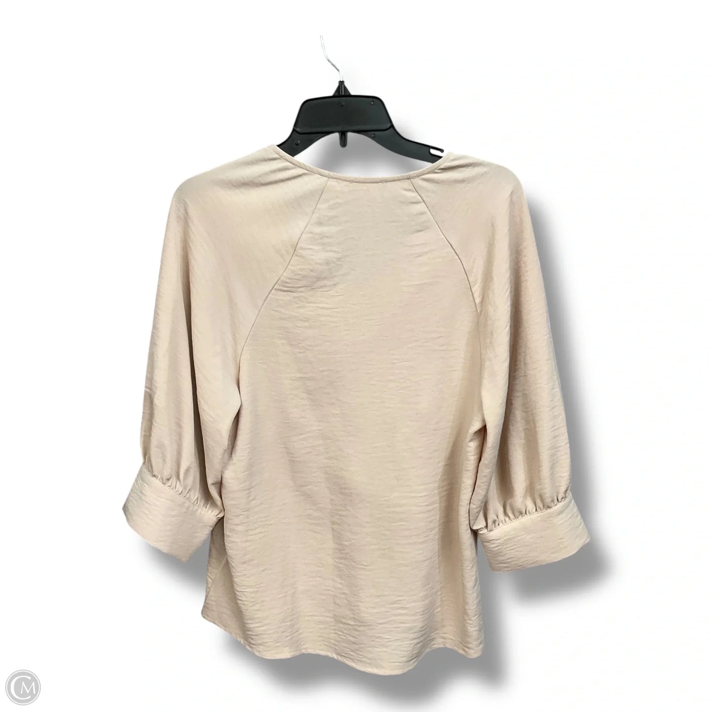 Blouse Short Sleeve By Jodifl In Cream, Size: S