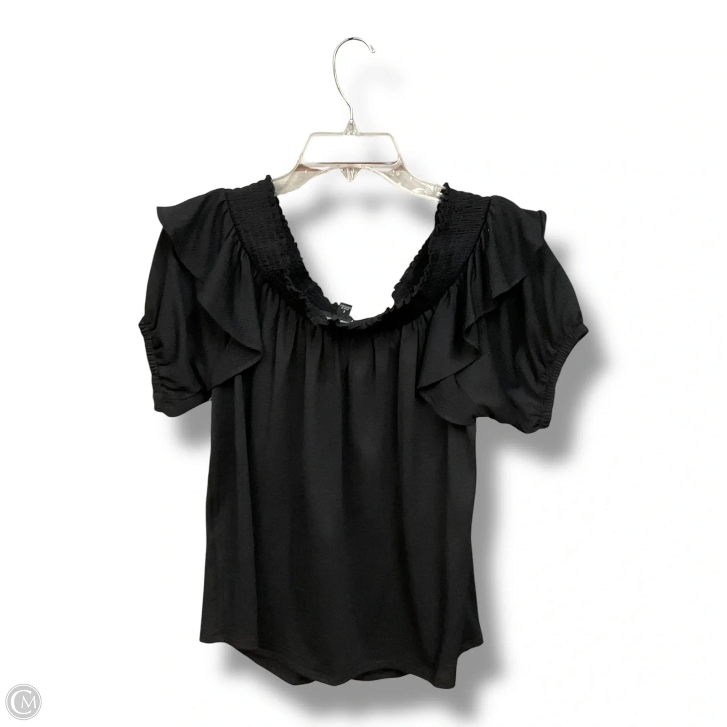 Top Short Sleeve Basic By Inc In Black, Size: S