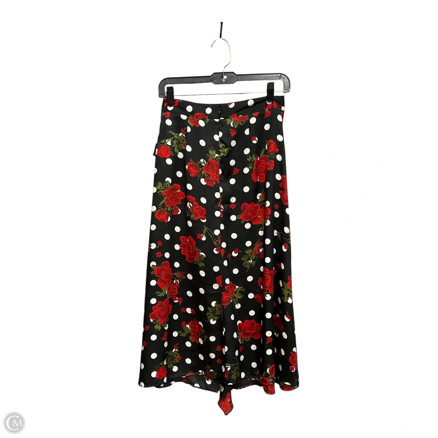 Skirt Midi By Zara In Polkadot Pattern, Size: Xs