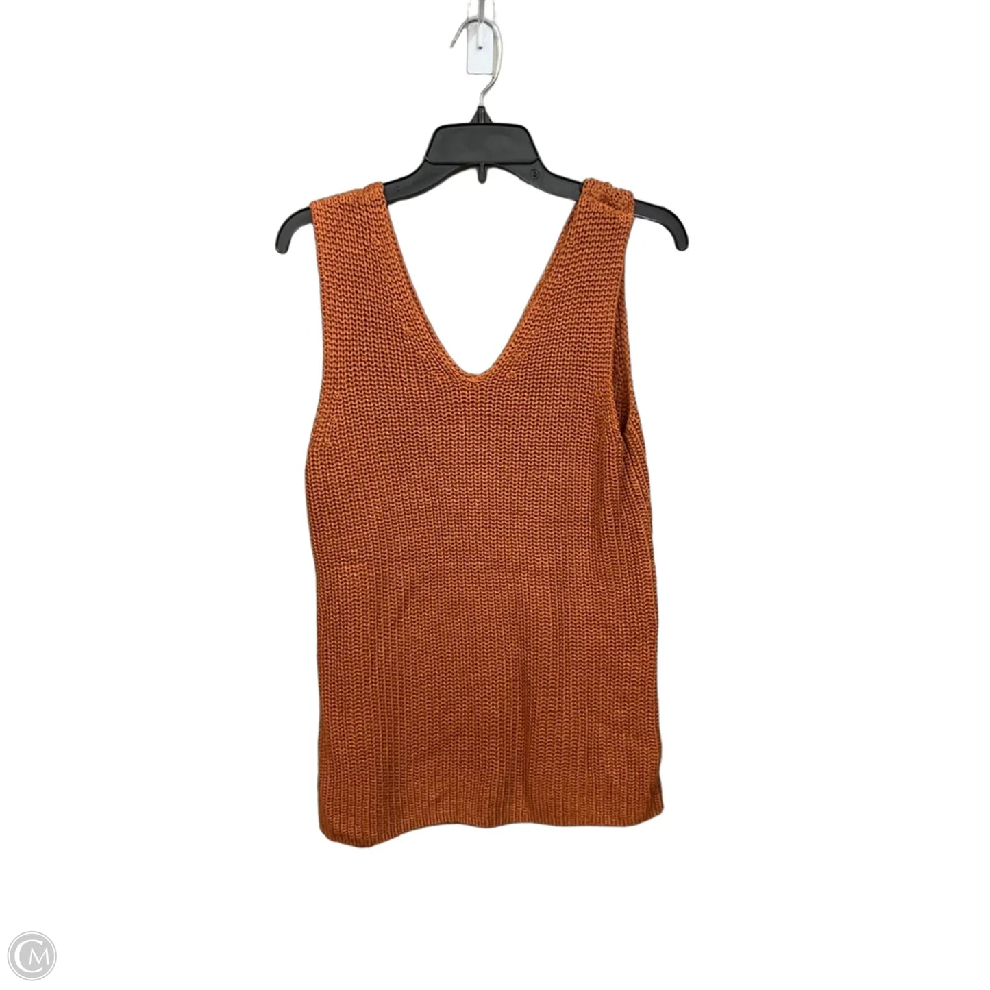Top Sleeveless By Loft In Orange, Size: Xl