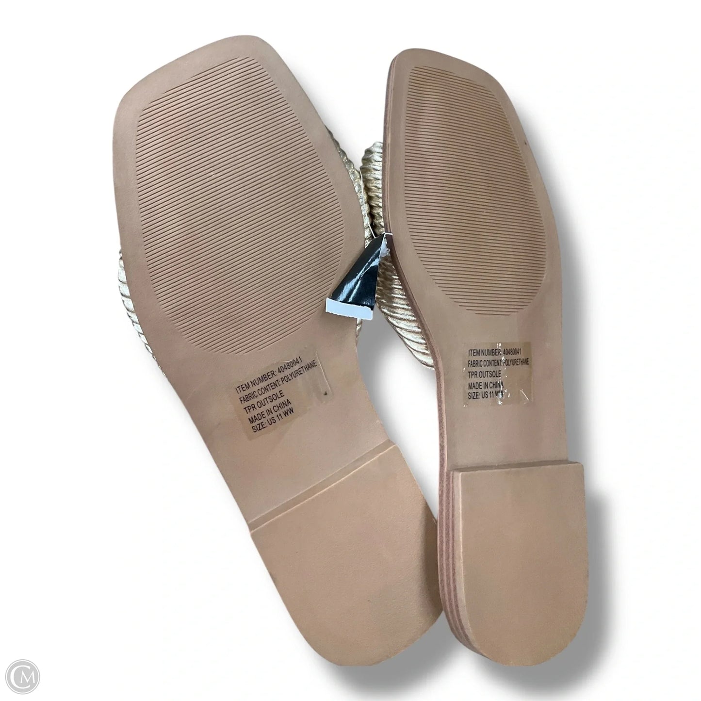 Sandals Flats By Torrid In Tan, Size: 11