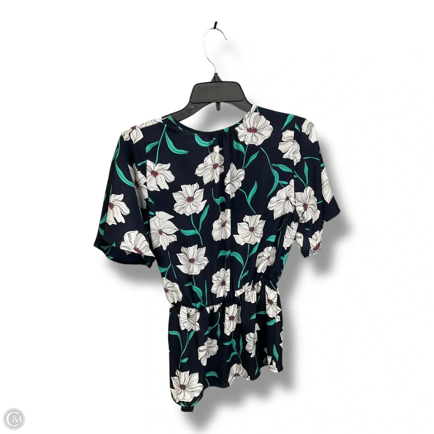 Blouse Short Sleeve By Sienna Sky In Floral Print, Size: M