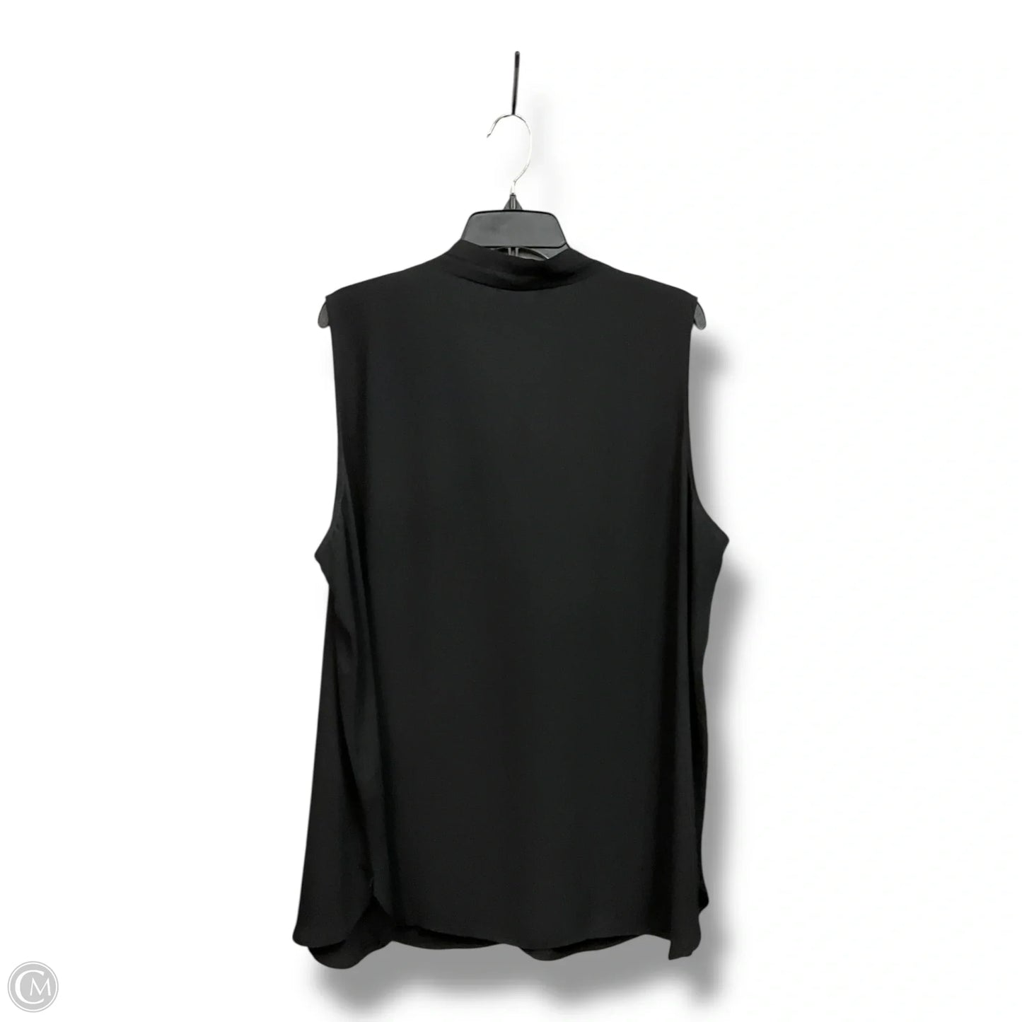 Blouse Sleeveless By Vince Camuto In Black, Size: 3x