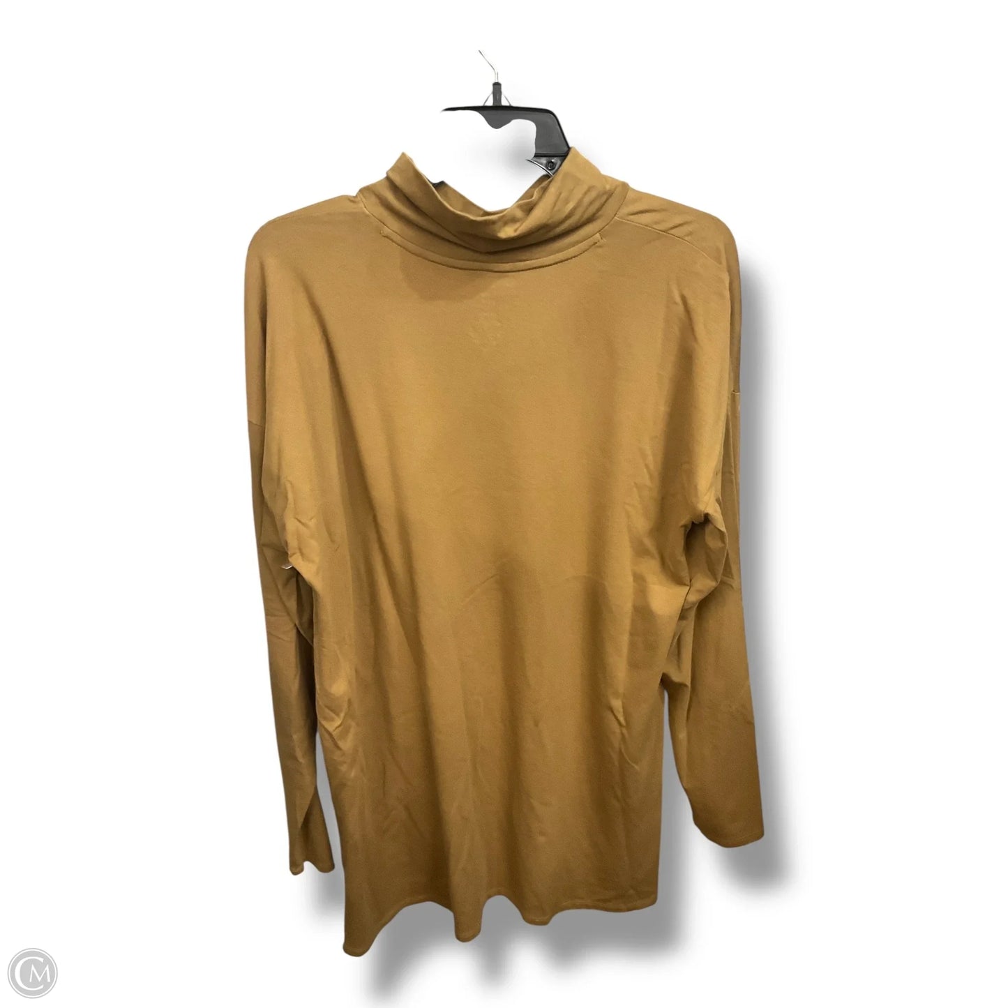 Top Long Sleeve Basic By J. Jill In Tan, Size: L