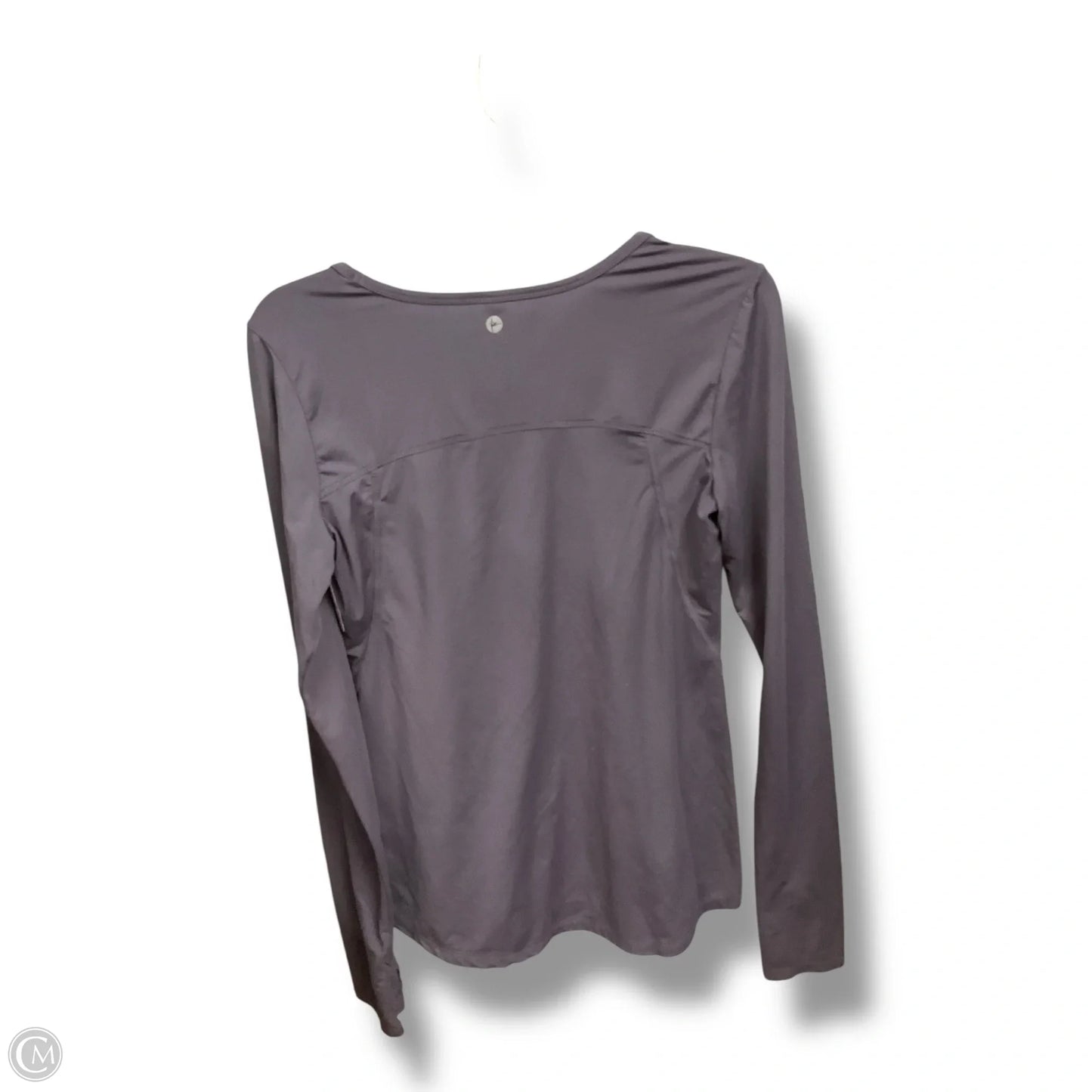 Athletic Top Long Sleeve Crewneck By 90 Degrees By Reflex In Purple, Size: S