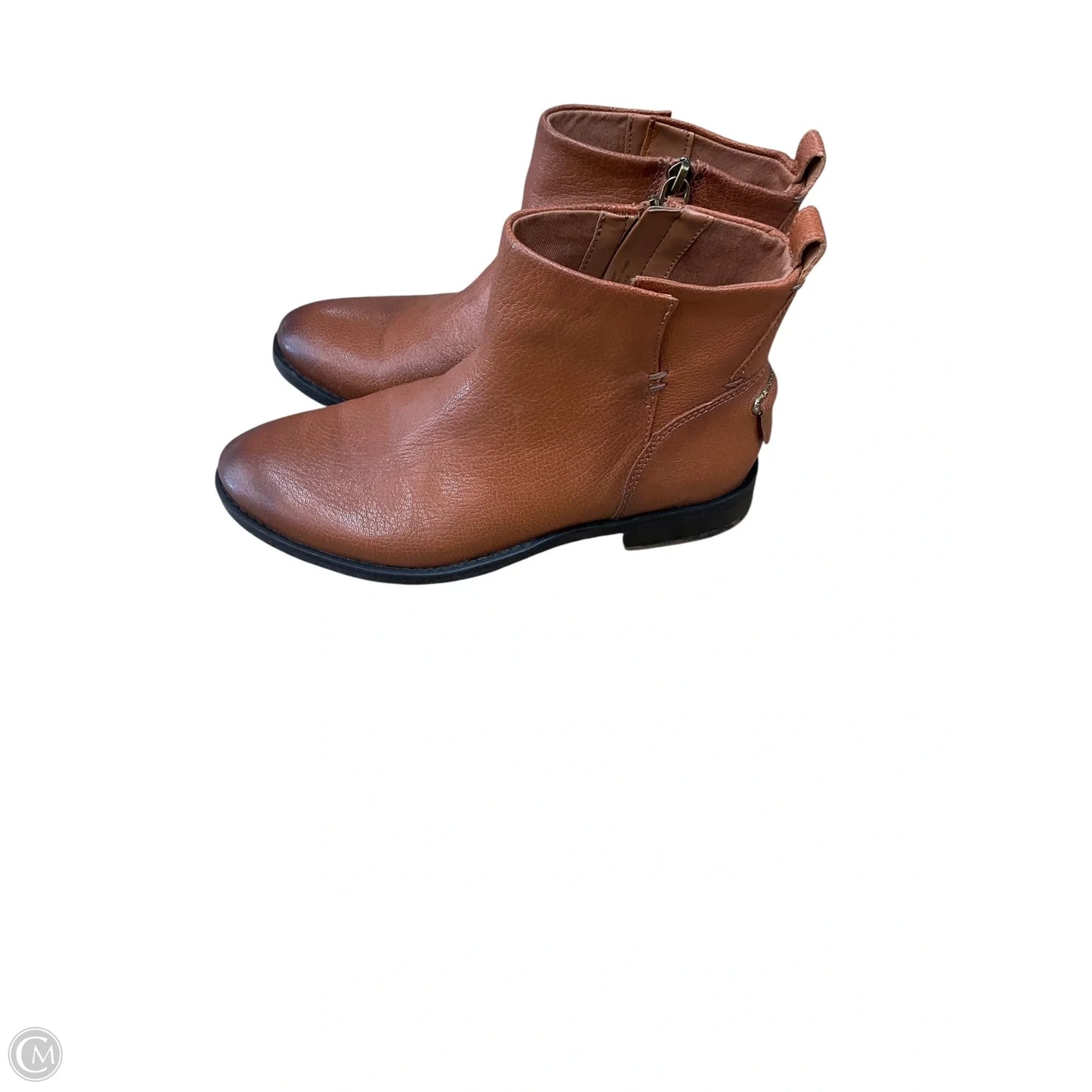 Boots Ankle Flats By Franco Sarto In Brown, Size: 8