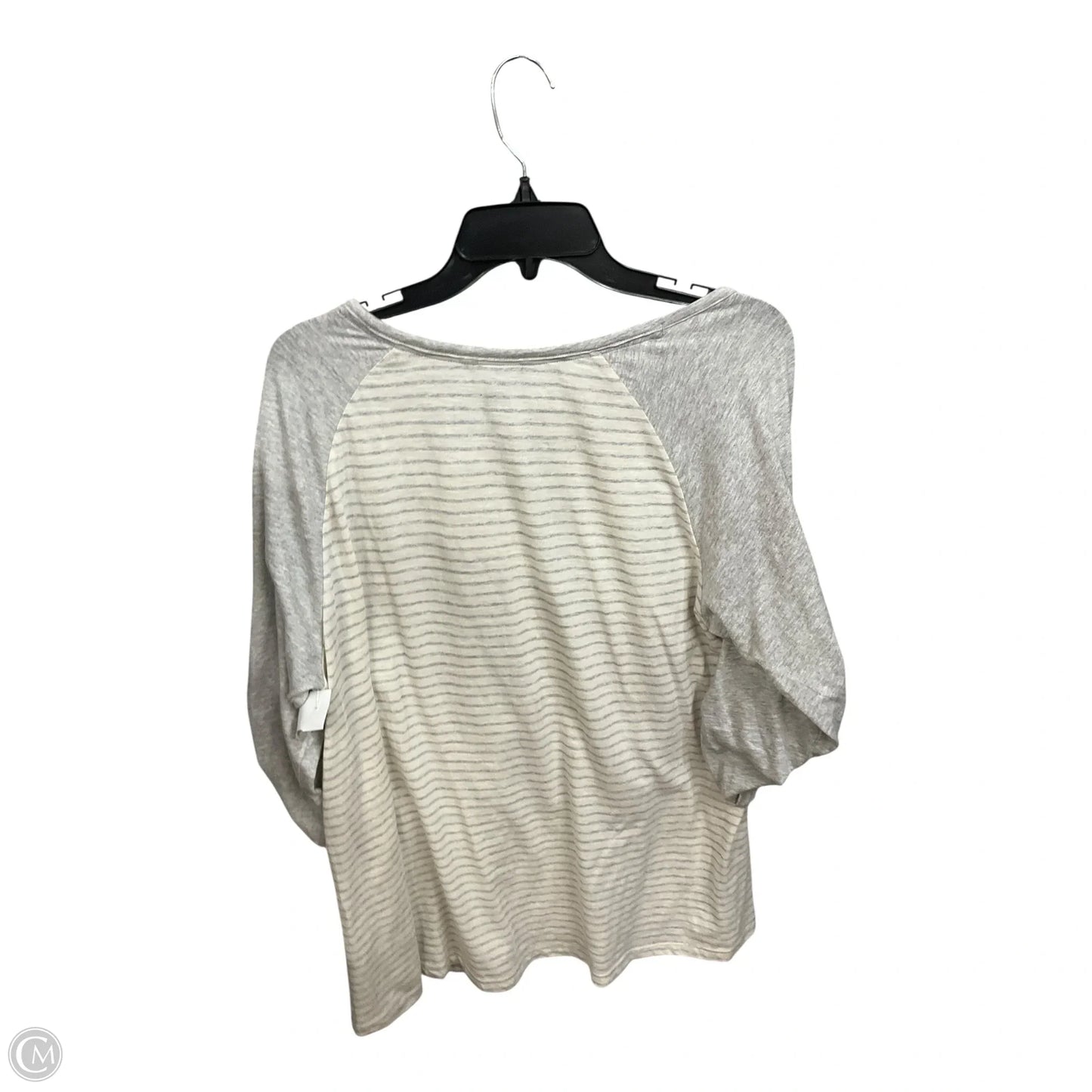 Top 3/4 Sleeve By Tommy Hilfiger In Striped Pattern, Size: Xl